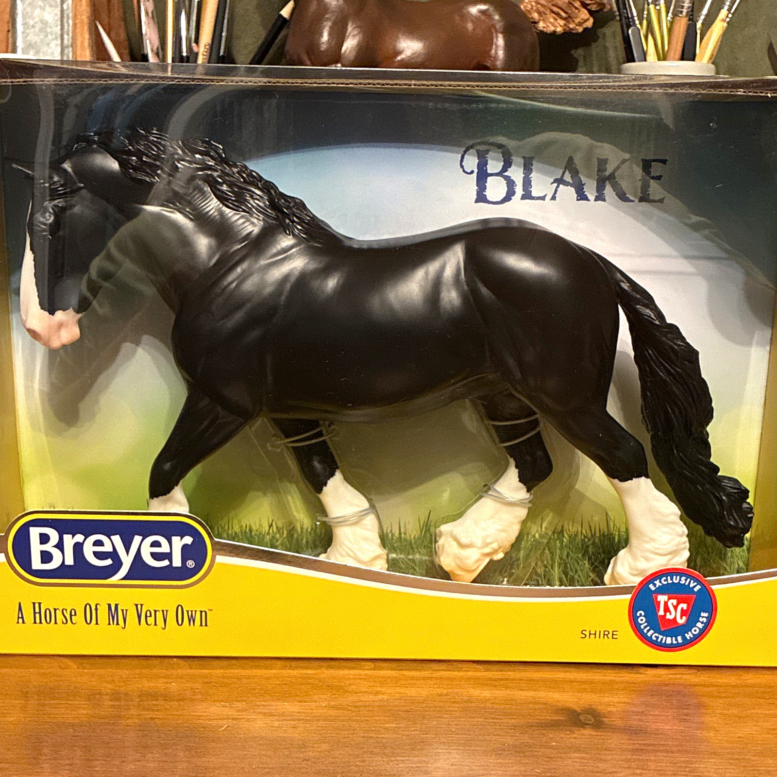 Breyer Blake Shire Horse Figurine A Horse of My Very Own Plastic Model Breyer Blake Shire Horse Figurine A Horse of My Very Own Plastic Model