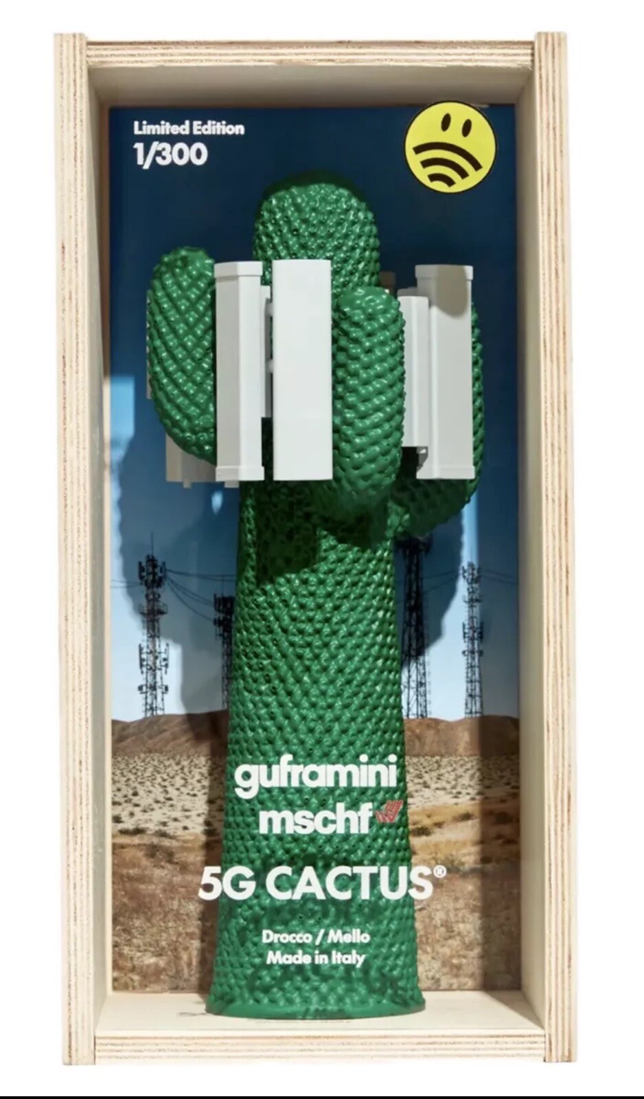 New Gufram x MSCHF Guframini 5G Cactus Mini 10" Designer Vinyl Figure /300 New Gufram x MSCHF Guframini 5G Cactus Mini 10" Designer Vinyl Figure /300