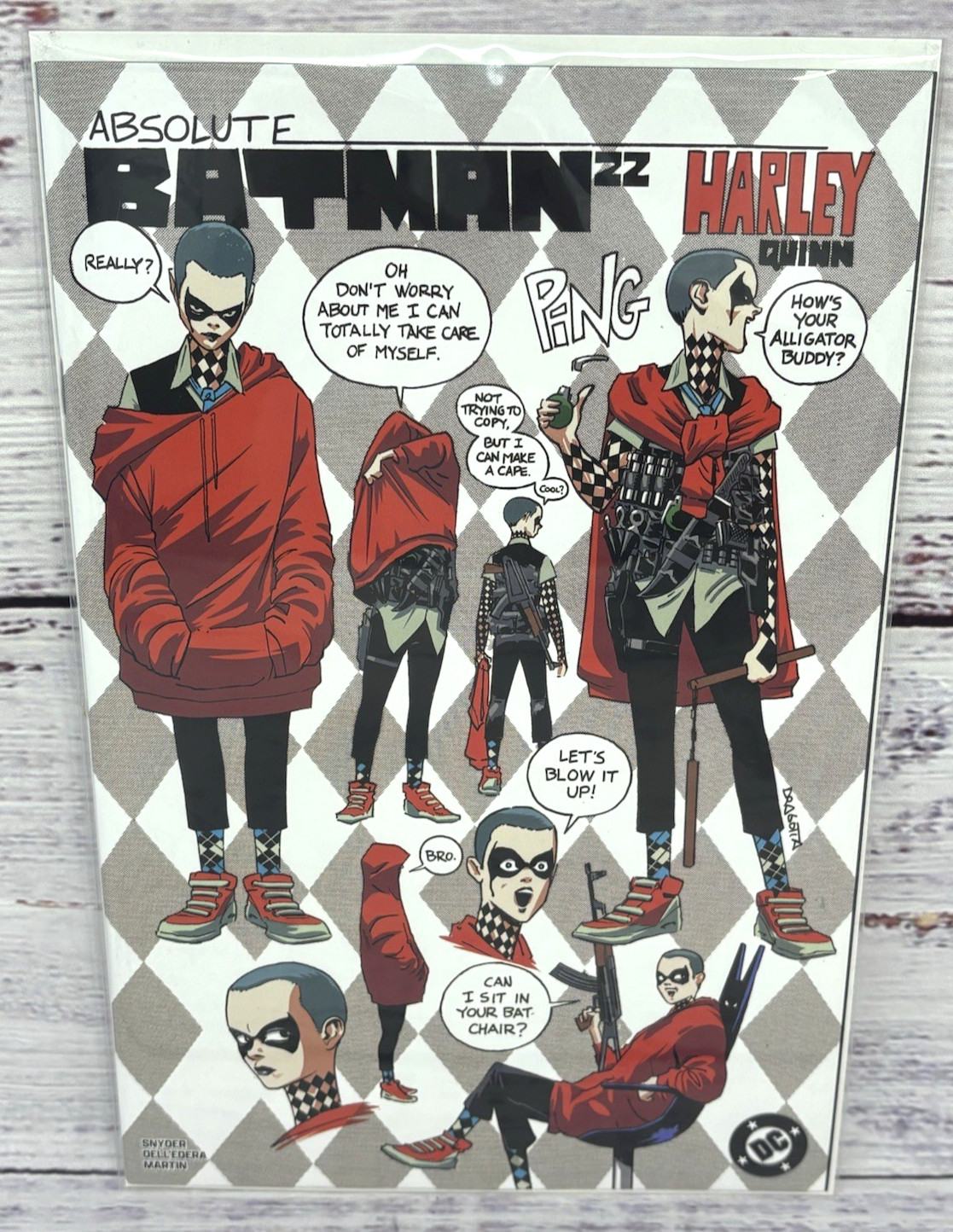 IN HAND ABSOLUTE BATMAN #22 FELIX COMIC ART NICK DRAGOTTA DESIGN CARDSTOCK IN HAND ABSOLUTE BATMAN #22 FELIX COMIC ART NICK DRAGOTTA DESIGN CARDSTOCK