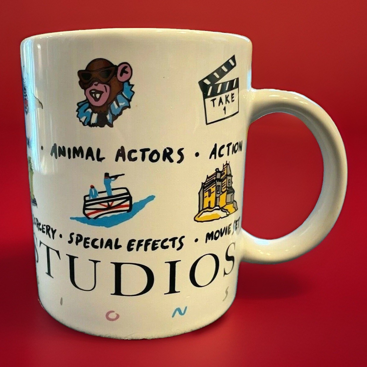 Universal Studios Expressions Hollywood 12 Oz Coffee/Tea Mug New with Tag Mint