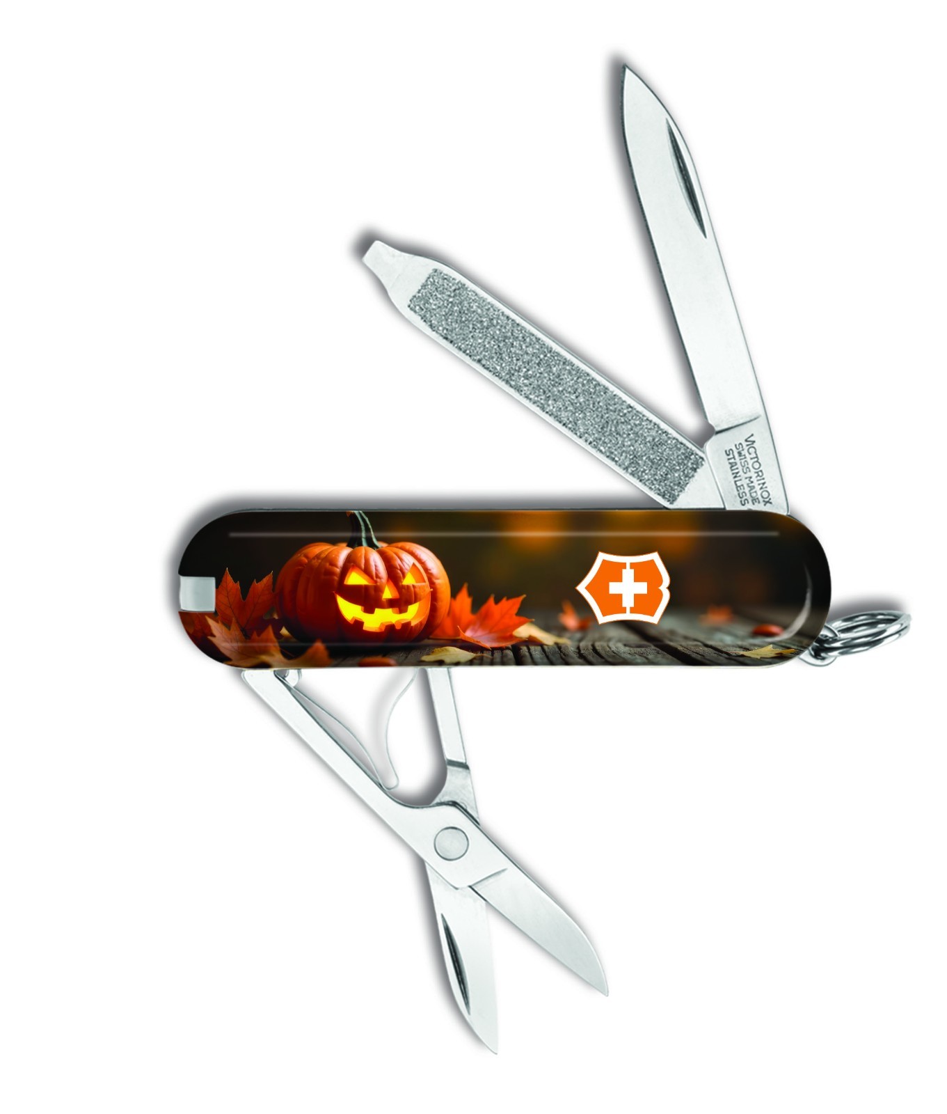 Victorinox Swiss Army HALLOWEEN PUMPKIN PARTY CLASSIC SD Knife Multi Tool RH221 Victorinox Swiss Army HALLOWEEN PUMPKIN PARTY CLASSIC SD Knife Multi Tool RH221