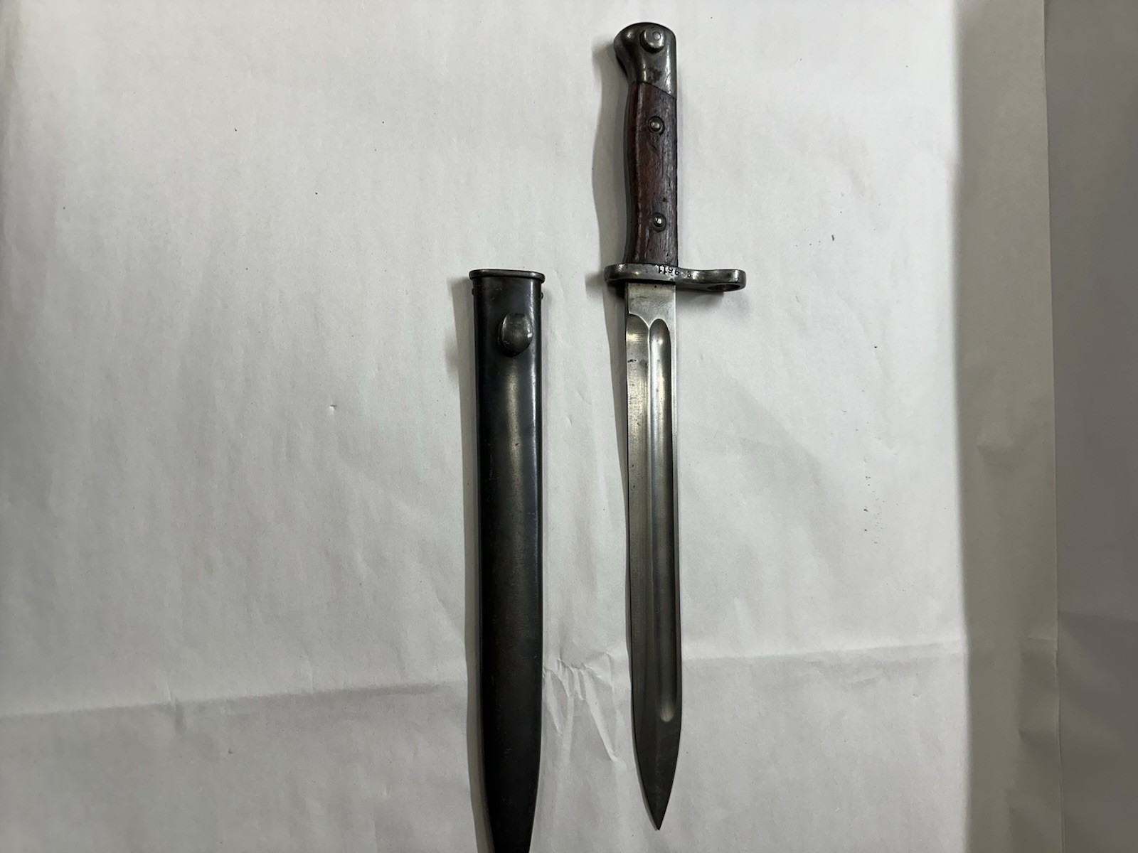 Antique Chilean M1895 Mauser Bayonet & Scabbard – Weyersberg Kirschbaum Solingen