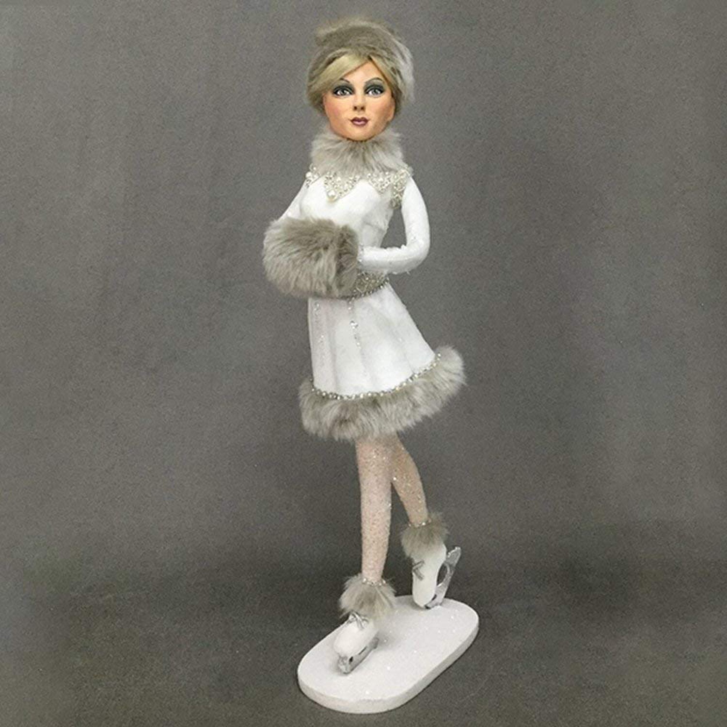 Katherine's Collection 2020 19" Opulence Lady Skater #1 Resin Figurine