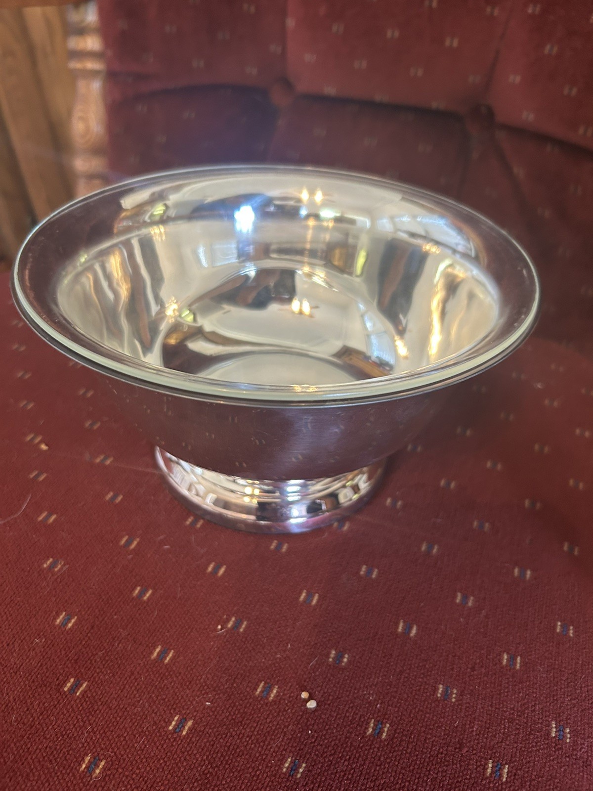 Vintage Towle Silversmiths Footed Bowl Original Box T391119 Vintage Towle Silversmiths Footed Bowl Original Box T391119