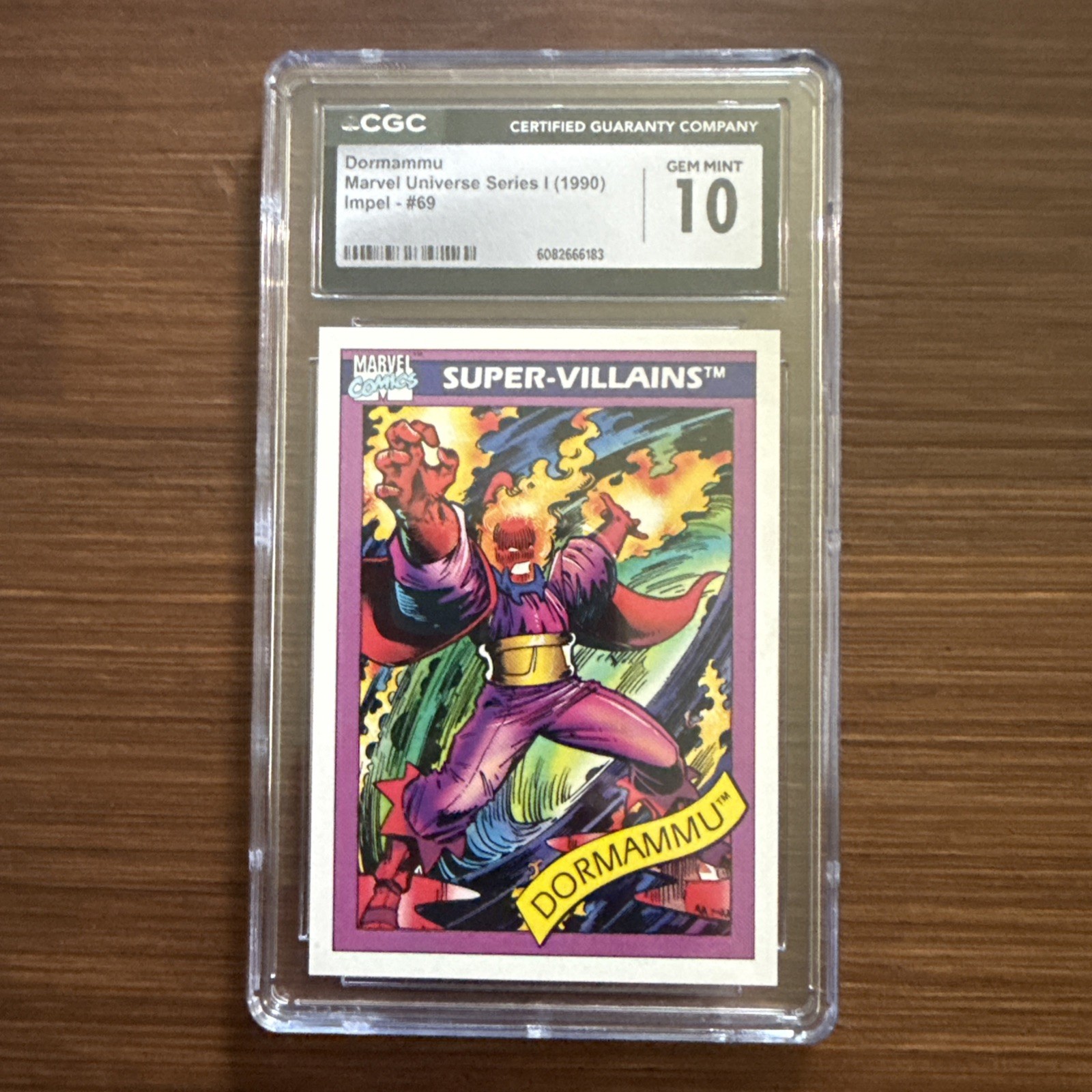 1990 IMPEL MARVEL UNIVERSE #69 DORMAMMU CGC 10 Not PSA - POP 2