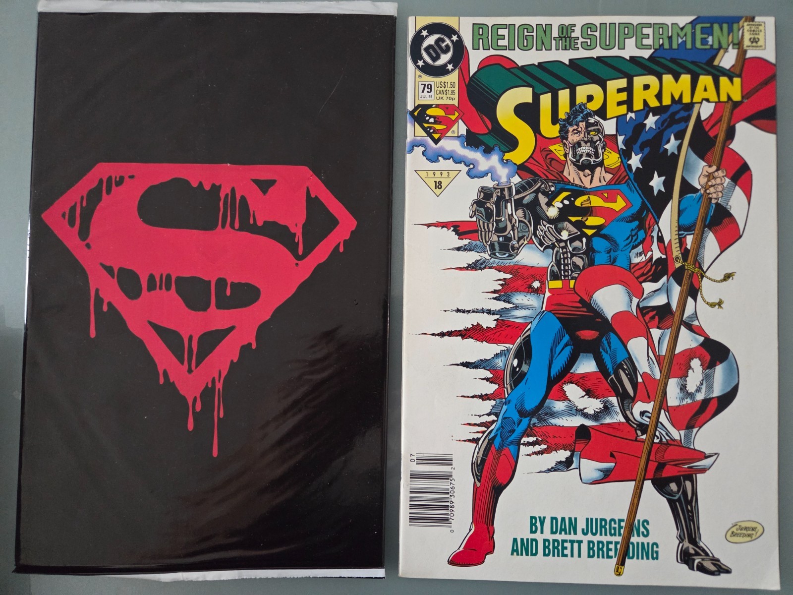 DEATH OF SUPERMAN & MORE SET OF 38 ISSUES DC COMICS BLACK BAG #75 DOOMSDAY #1