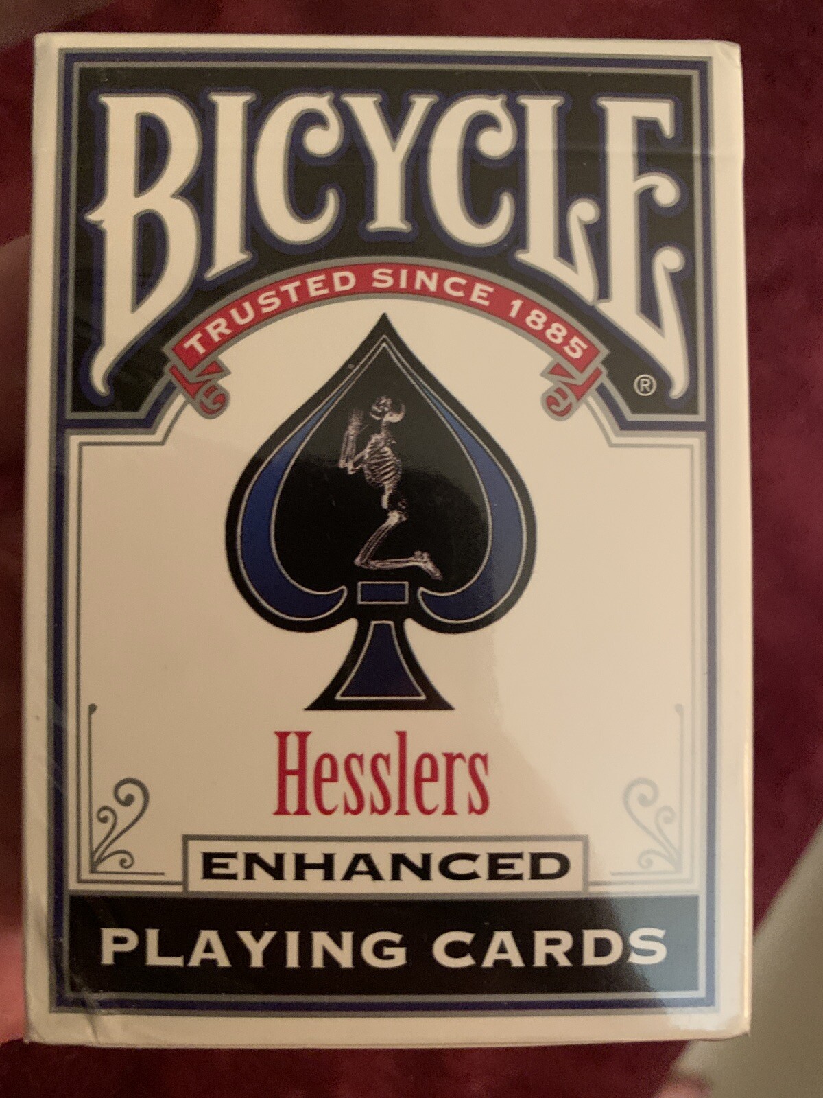 Ext Rare & HTF Hessler’s Enhanced Bicycle Cards Sealed 4-color Maiden See Pics Ext Rare & HTF Hessler’s Enhanced Bicycle Cards Sealed 4-color Maiden See Pics