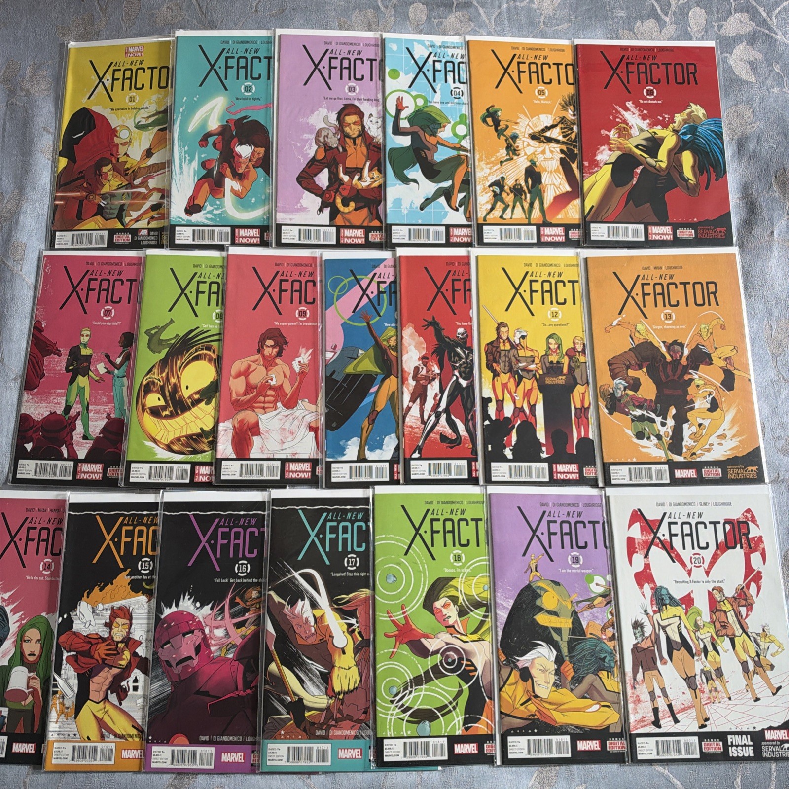 ALL-NEW X-FACTOR #1-20 COMPLETE SET PETER DAVID MARVEL 2014-2015 ALL-NEW X-FACTOR #1-20 COMPLETE SET PETER DAVID MARVEL 2014-2015