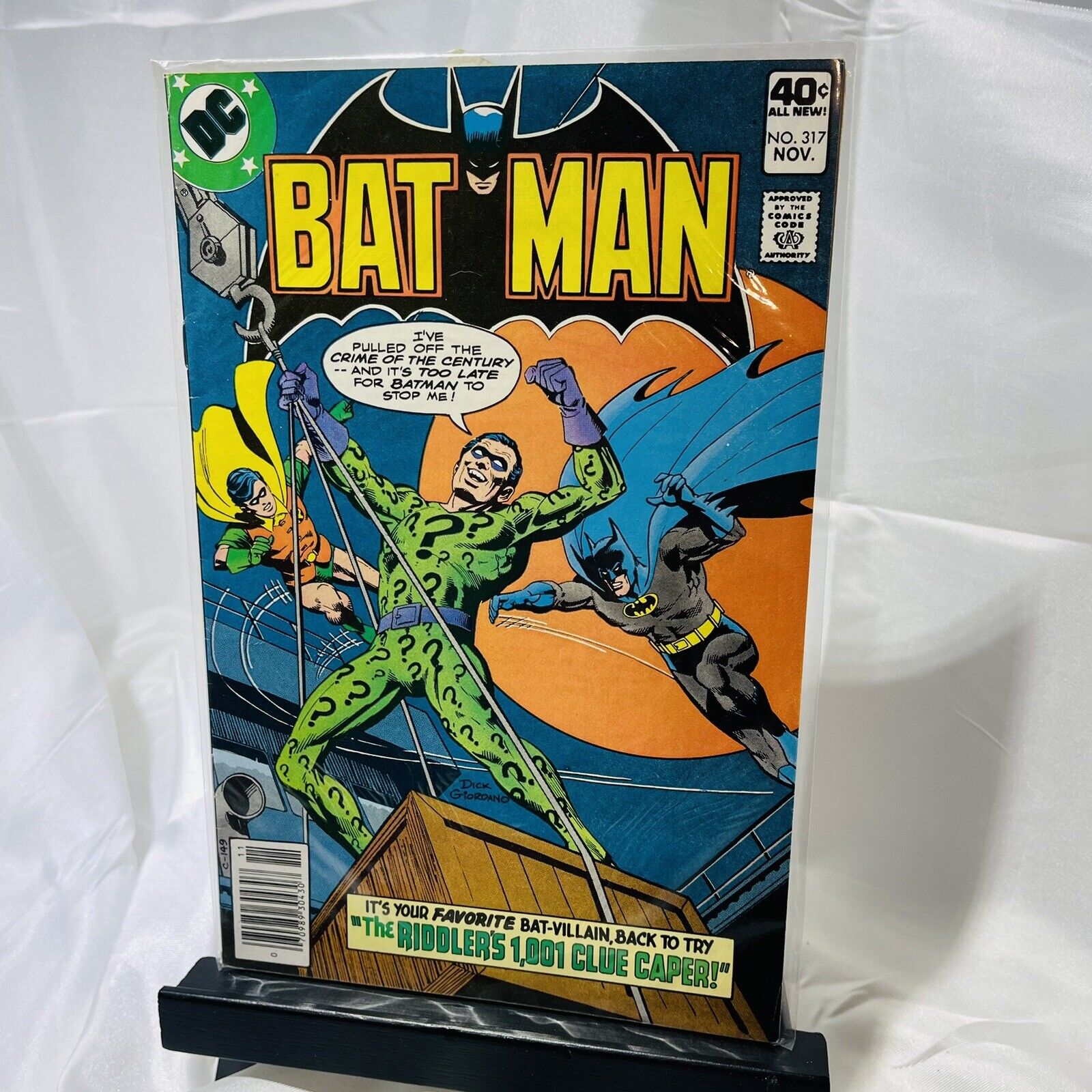 Batman #317 DC Comics (November, 1979) Riddler Appearance Newsstand
