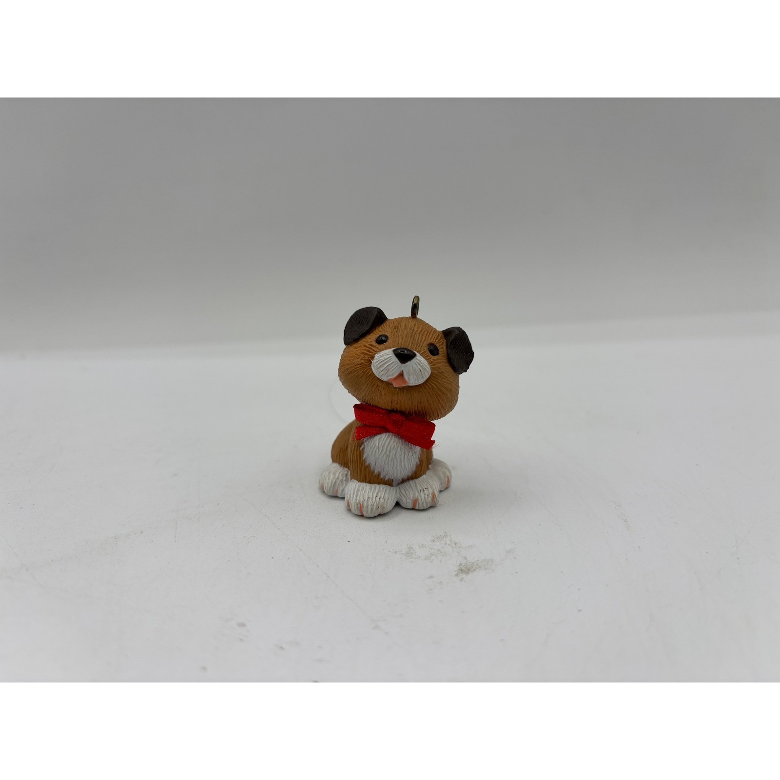 Hallmark Keepsake Dated 1983 Vintage Holiday Puppy Handcrafted Ornament