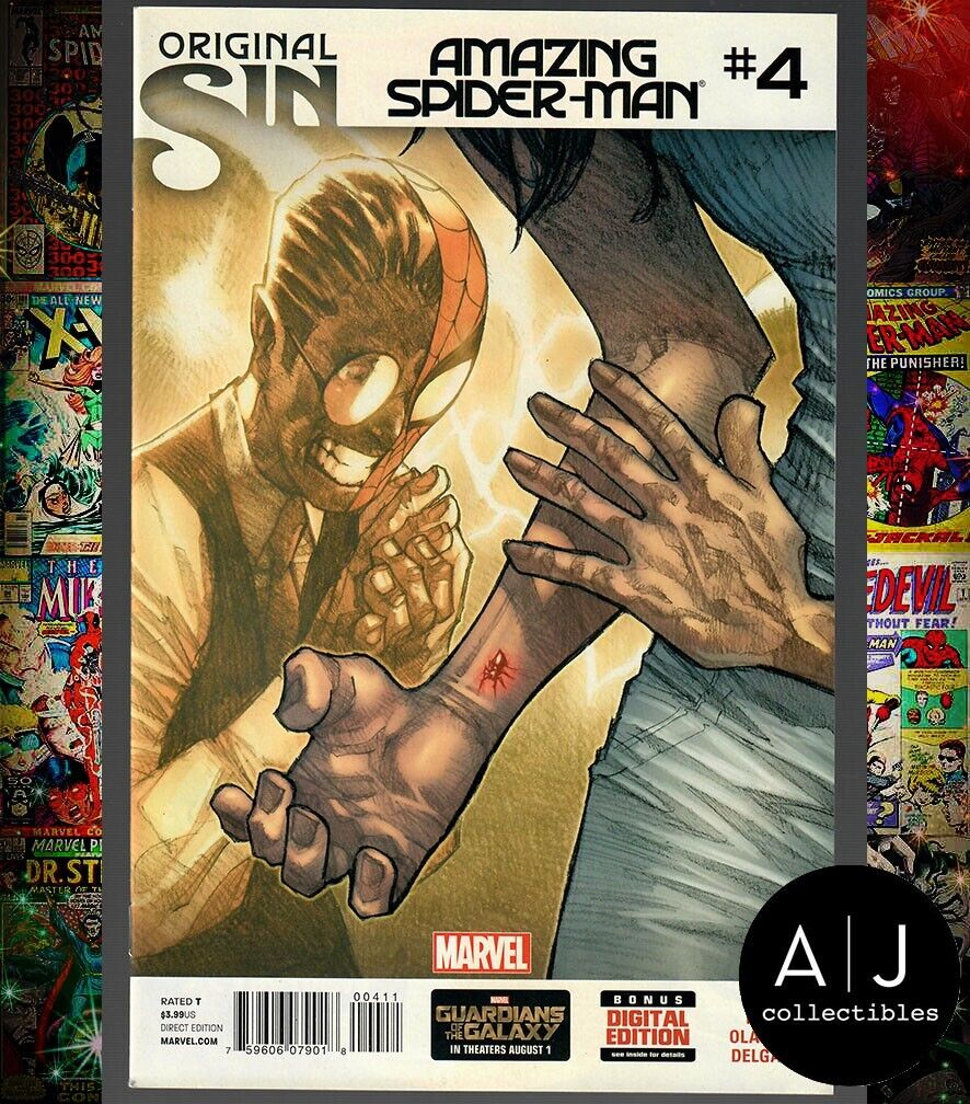 Original Sin Amazing Spider-Man #4 NM- 9.2 2014 1st app Silk /Cindy Moon