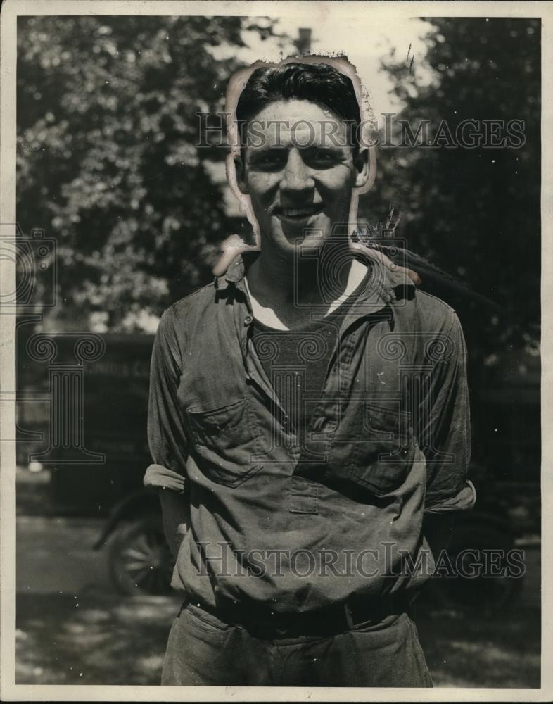 1926 Press Photo Pinkie Grance brother of football player Red Grange - net13243 1926 Press Photo Pinkie Grance brother of football player Red Grange - net13243