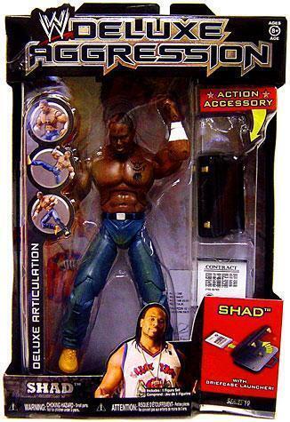 WWE Wrestling Deluxe Aggression Series 19 Shad Action Figure
