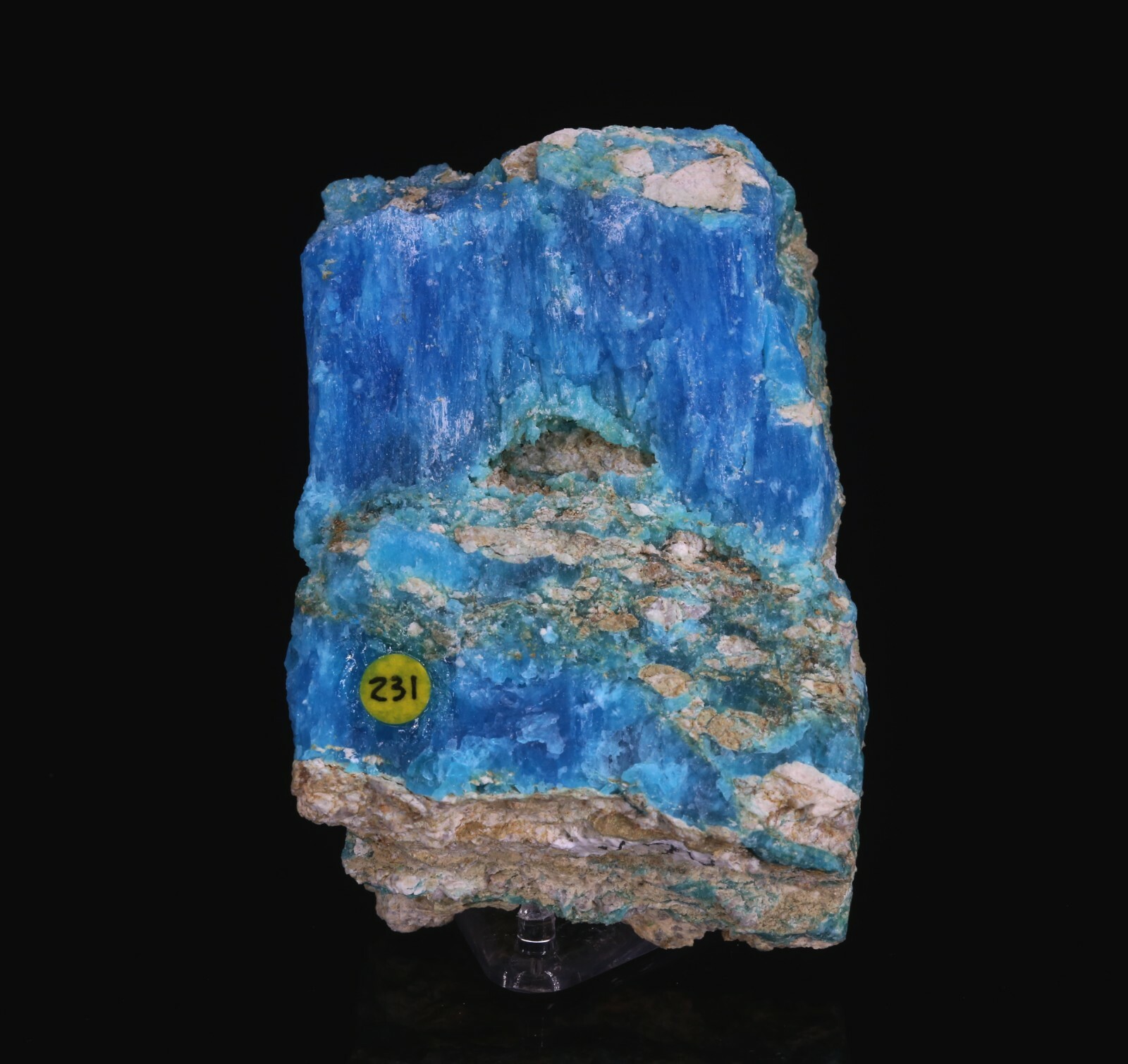 Exceptional Large Bright Blue Krohnkite w/ Natrochalcite - Chuquicamata, Chile Exceptional Large Bright Blue Krohnkite w/ Natrochalcite - Chuquicamata, Chile