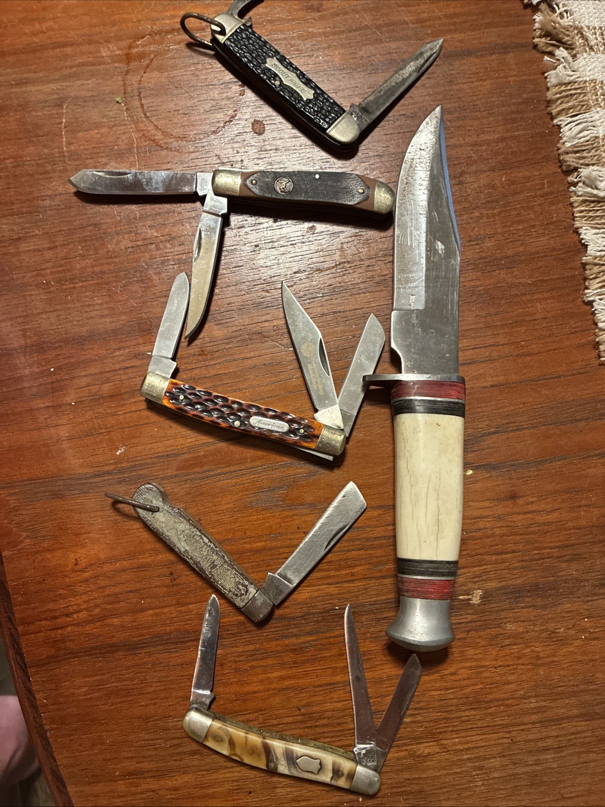 Vintage Antique American Made Pocket Knives Some New Some Used A Lot Of Knives