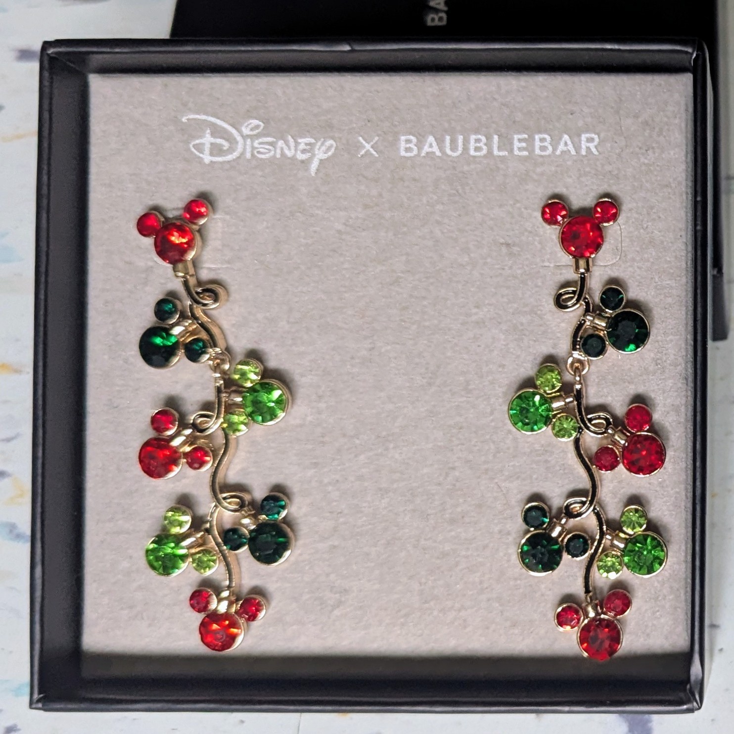 Disney x Baublebar Christmas Earrings Mickey NEW - never worn Disney x Baublebar Christmas Earrings Mickey NEW - never worn