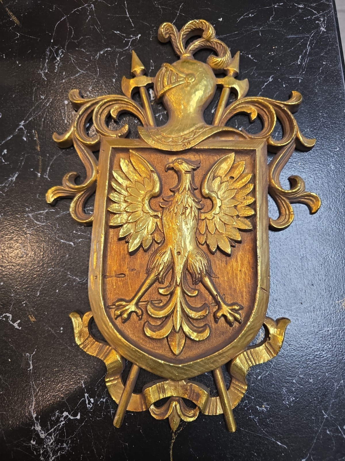 Syroco Coppercraft Guild Medieval Wall Crest Dart Industries Eagle Knight Crest Syroco Coppercraft Guild Medieval Wall Crest Dart Industries Eagle Knight Crest