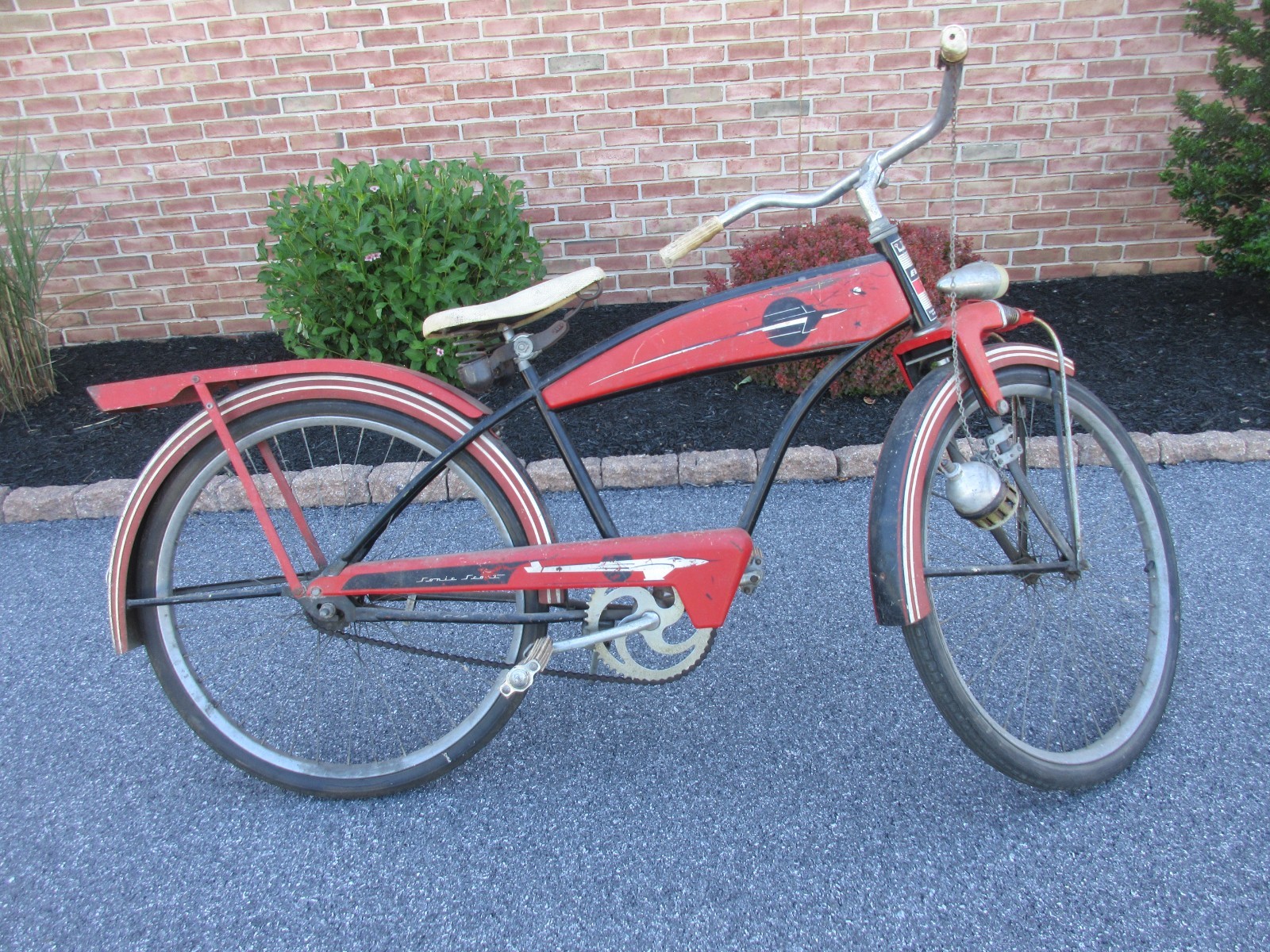 BARN FIND SURVIVOR BICYCLE EVANS COLSON SONIC SCOUT *ORIGINAL PAINT* MID 1950's BARN FIND SURVIVOR BICYCLE EVANS COLSON SONIC SCOUT *ORIGINAL PAINT* MID 1950's