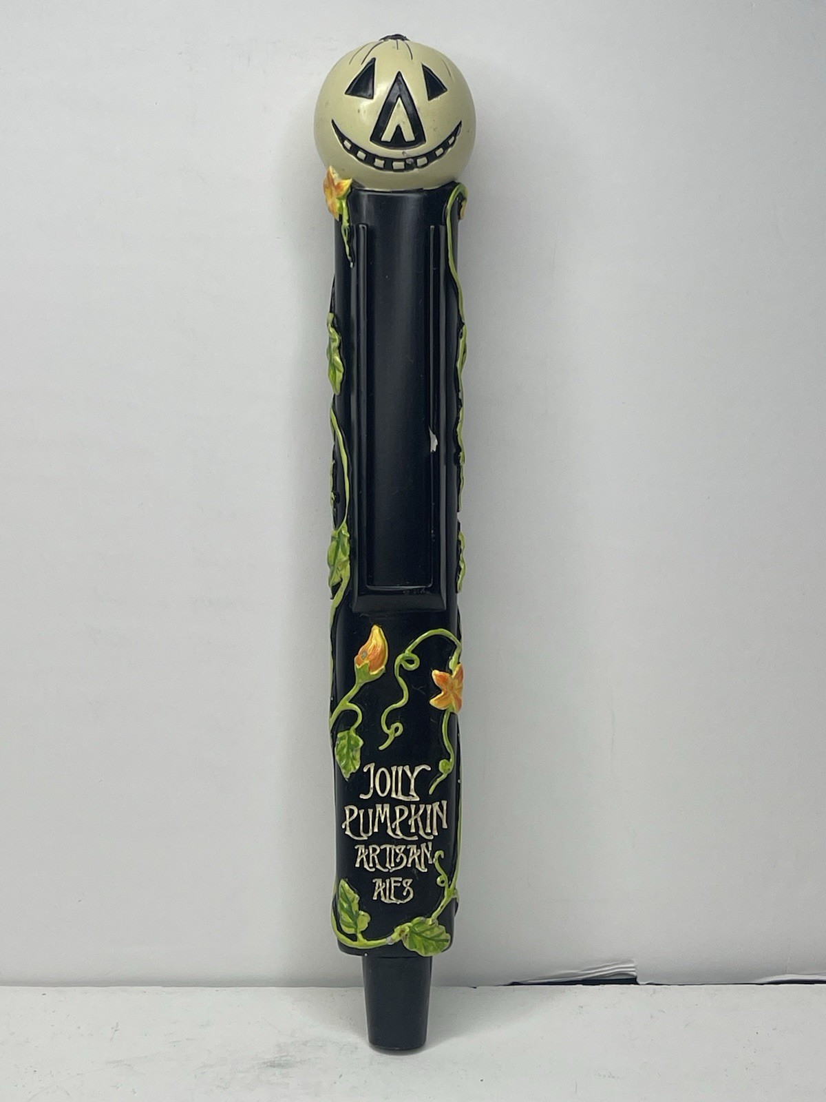 Jolly Pumpkin Artisan Ales From Dexter, MI Blank Bar Beer Tap Handle  - Rare