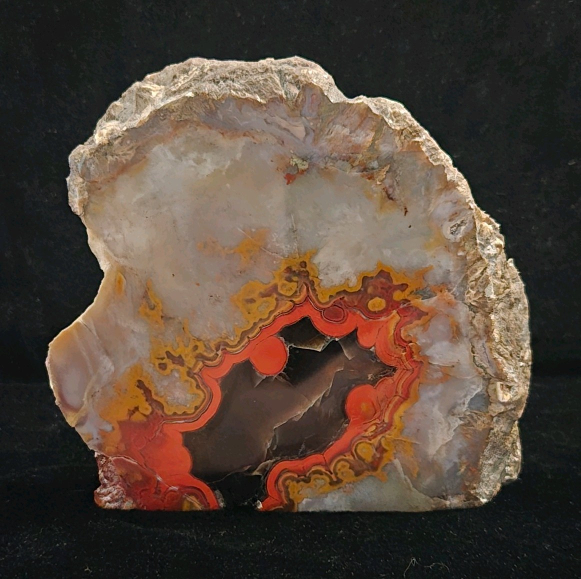 RARE BEAUTIFUL KENTUCKY RED AGATE DISPLAY SPECIMEN RARE BEAUTIFUL KENTUCKY RED AGATE DISPLAY SPECIMEN
