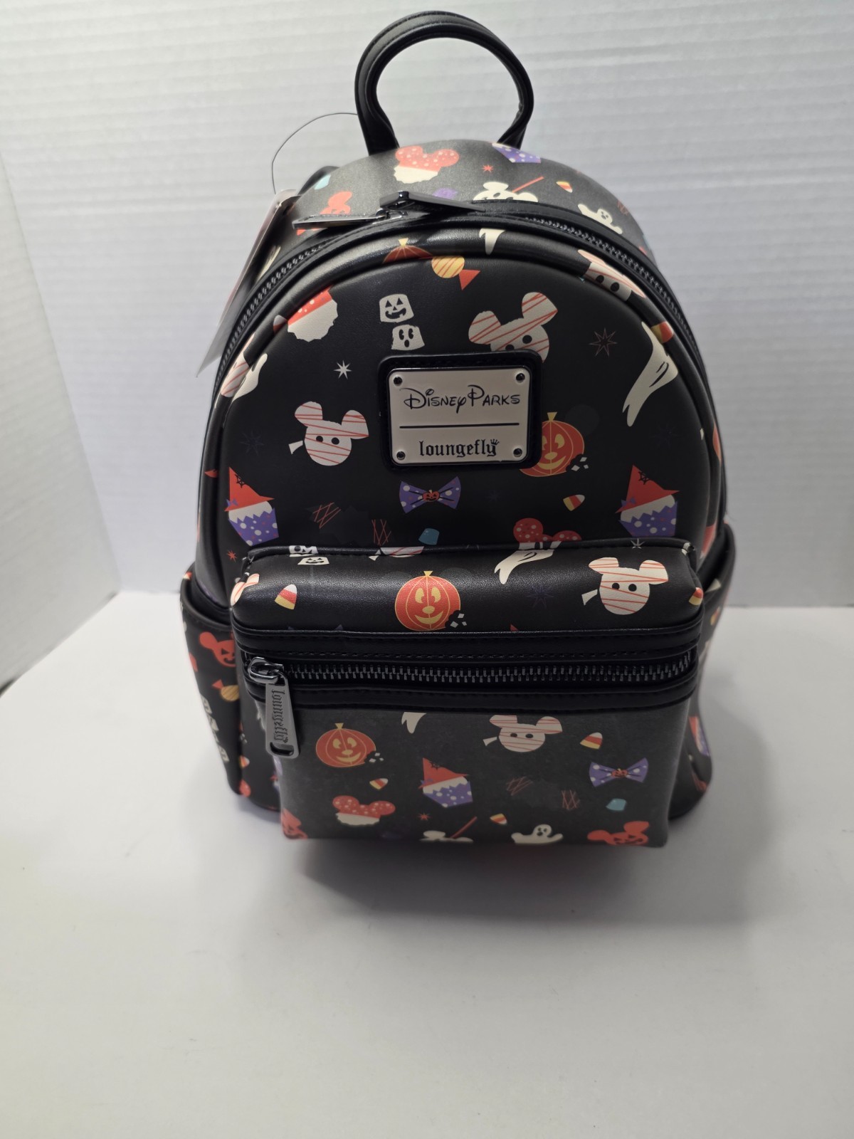Disney Loungefly Disney Parks Mickey Halloween Snacks Mini Backpack Ver2 (NEW) Disney Loungefly Disney Parks Mickey Halloween Snacks Mini Backpack Ver2 (NEW)