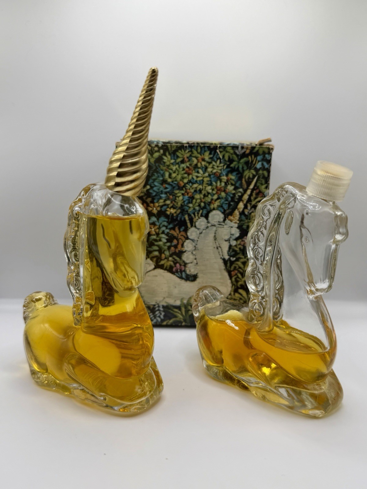 Vintage Avon Unicorn Unspoken Ultra Cologne Lot of 2 w/ Box (one missing horn) Vintage Avon Unicorn Unspoken Ultra Cologne Lot of 2 w/ Box (one missing horn)