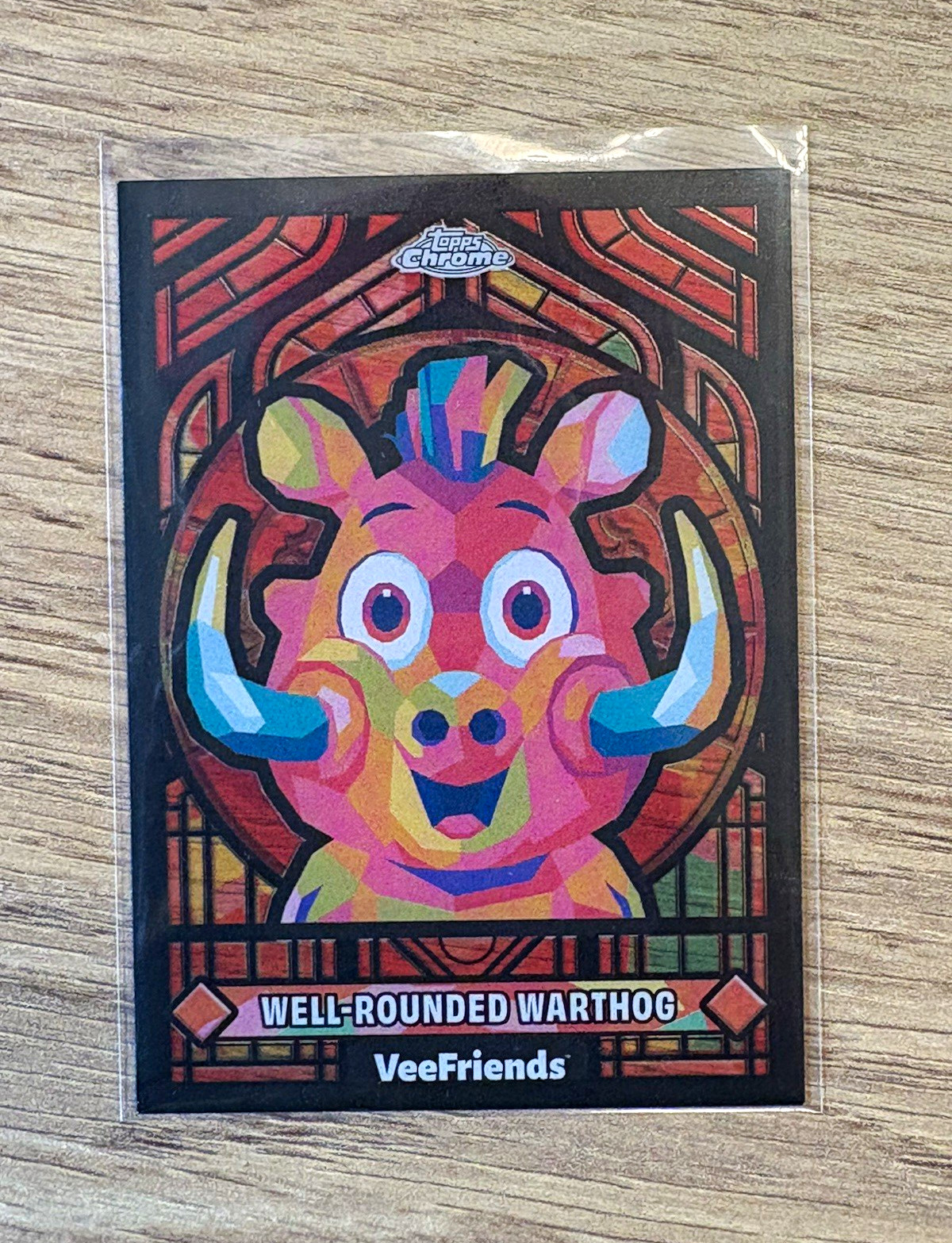 Topps 2026 Topps Chrome VeeFriends Well-Rounded Warthog Insert Card I-20 Topps 2026 Topps Chrome VeeFriends Well-Rounded Warthog Insert Card I-20