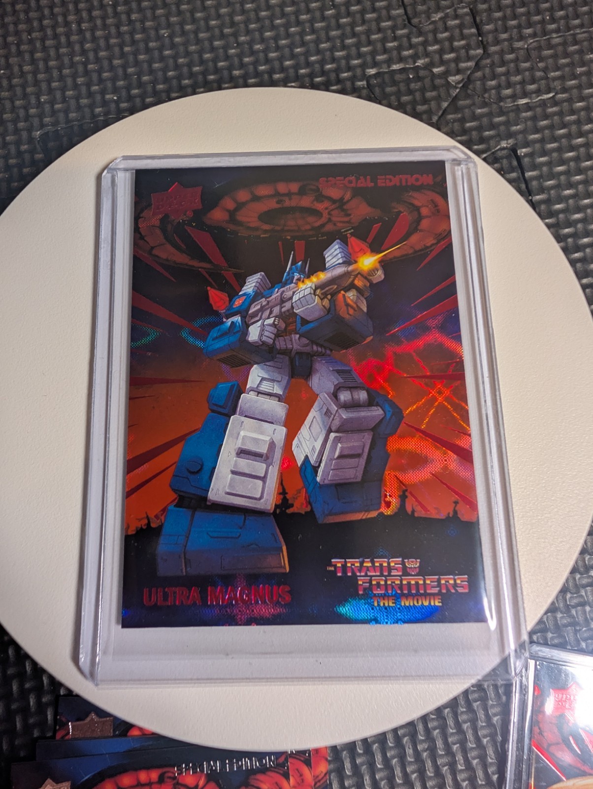 2026 Upper Deck Transformers The Movie 40th Ultra Magnus Red Foil 0636/1986 2026 Upper Deck Transformers The Movie 40th Ultra Magnus Red Foil 0636/1986