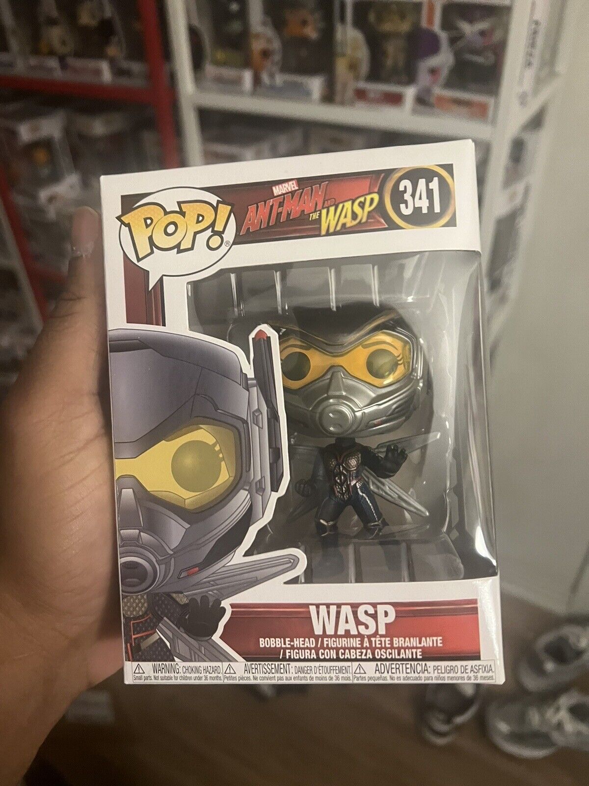 Funko POP Marvel Ant-Man and the Wasp Wasp #341 Vinyl Figure