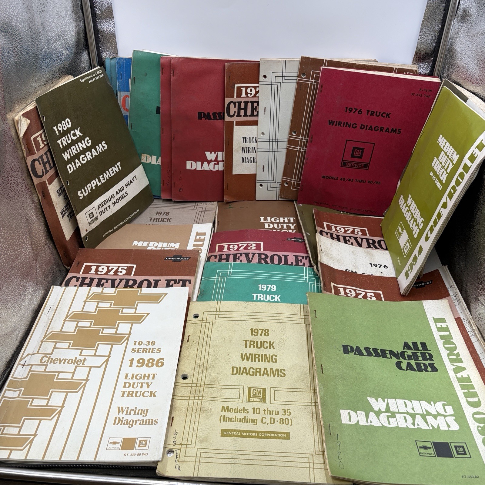 1973-1986 Chevrolet GM Truck & Car Wiring Diagrams Manuals Lot 1973-1986 Chevrolet GM Truck & Car Wiring Diagrams Manuals Lot