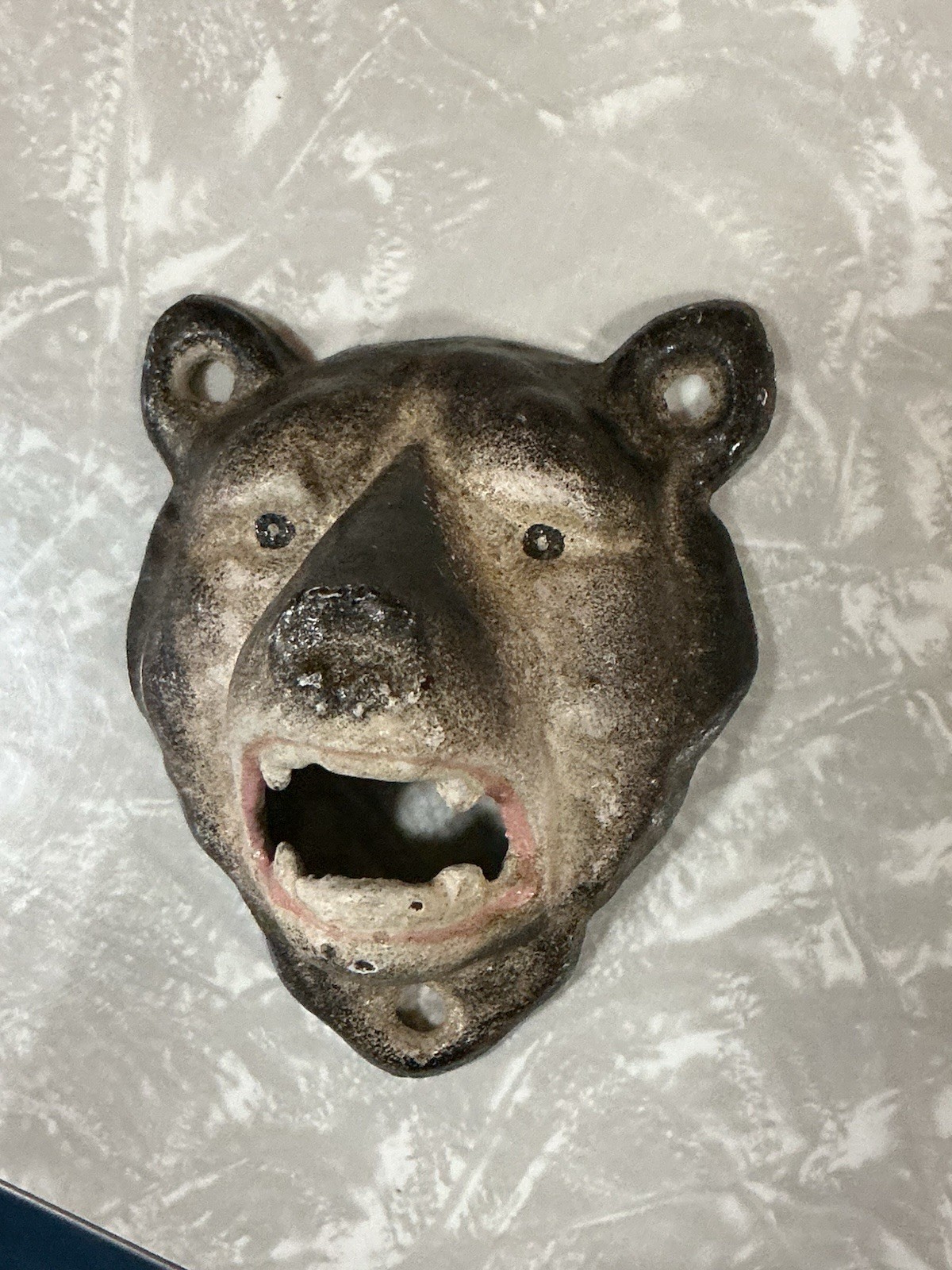 RARE ORIGINAL PAINT NEAR MINT 1920-1940’s CAST IRON BEAR WITH ORIGINAL PAINT RARE ORIGINAL PAINT NEAR MINT 1920-1940’s CAST IRON BEAR WITH ORIGINAL PAINT