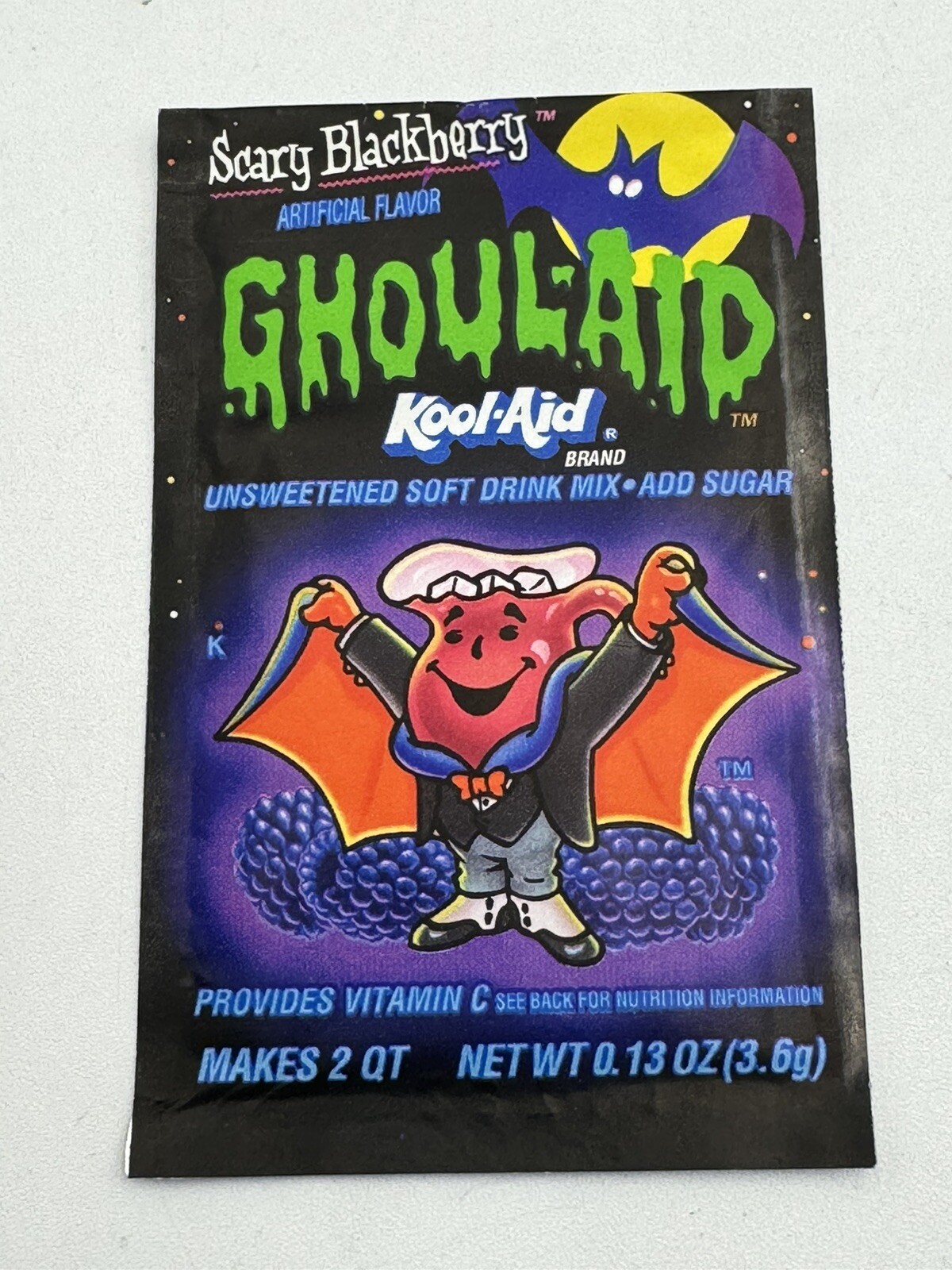 Vintage 90s Kool-Aid Ghoul Aid Packet Halloween Vintage 90s Kool-Aid Ghoul Aid Packet Halloween