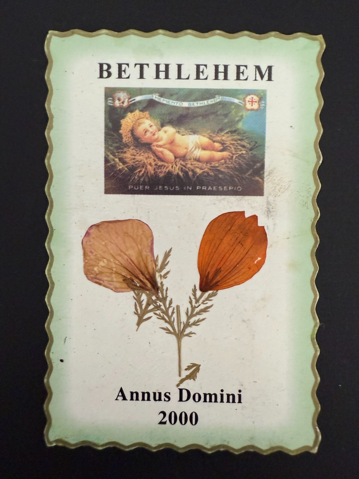holy card relic santino reliquie reliquia TIERRA SANTA holy card relic santino reliquie reliquia TIERRA SANTA