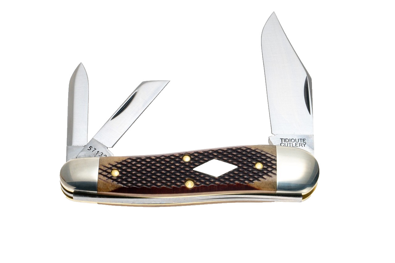 NEW Great Eastern Tidioute - #57 Geppetto Whittler Chocolate Checkered Richlite NEW Great Eastern Tidioute - #57 Geppetto Whittler Chocolate Checkered Richlite