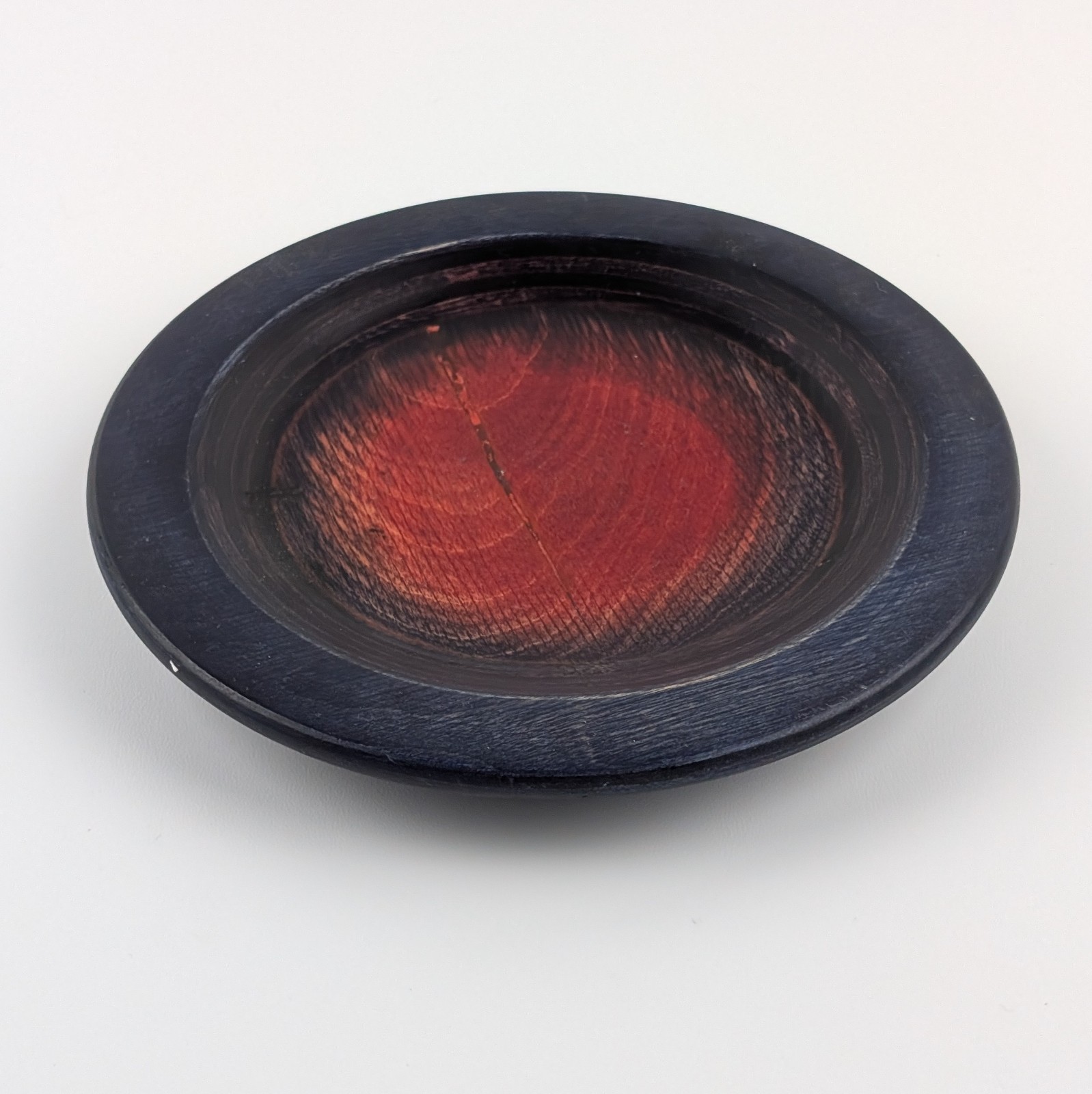 Vintage Tailio Design Finland MCM Wooden Plate Red Black Birch Scandinavian Vintage Tailio Design Finland MCM Wooden Plate Red Black Birch Scandinavian