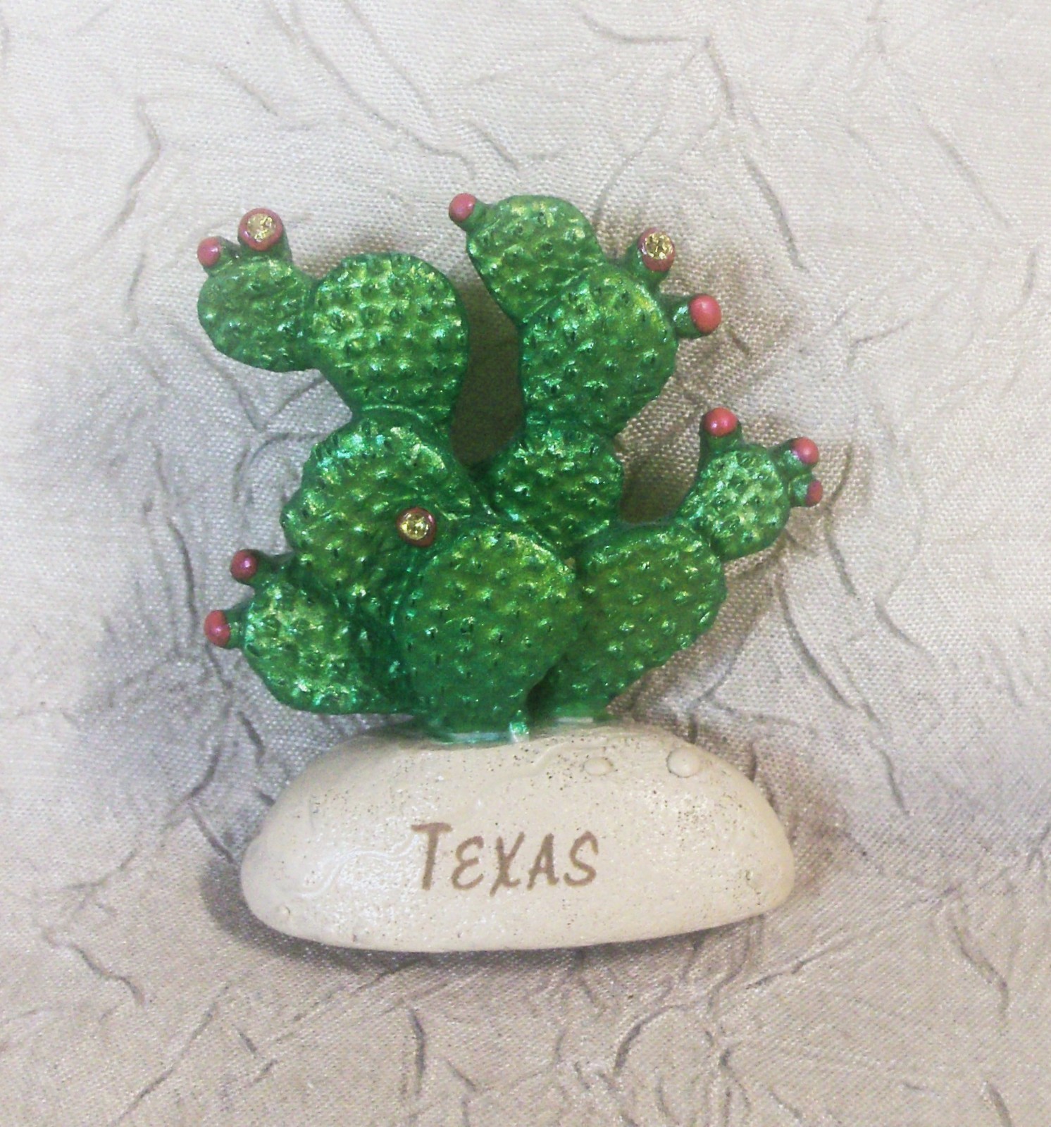 TEXAS Souvenir Resin 3D Cactus Magnet TEXAS Souvenir Resin 3D Cactus Magnet