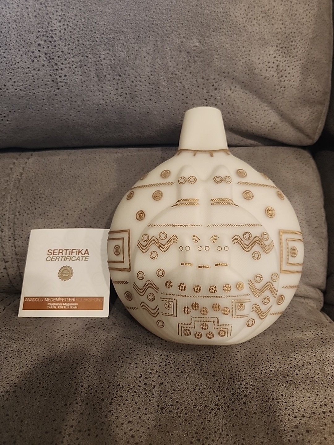 Turkish Idol Vase Anatolian Civilization Collection Limited Edition 10 Of... Turkish Idol Vase Anatolian Civilization Collection Limited Edition 10 Of...