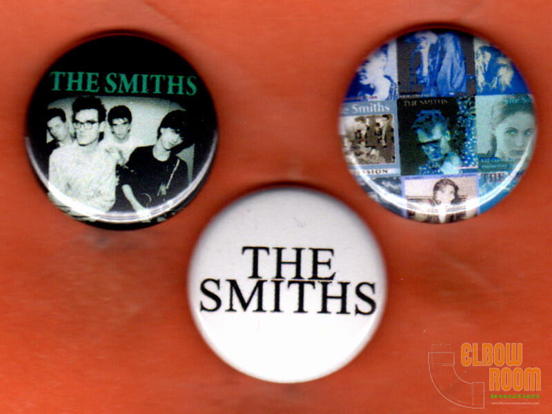 Set of three 1" The Smiths pins buttons band group Set of three 1" The Smiths pins buttons band group