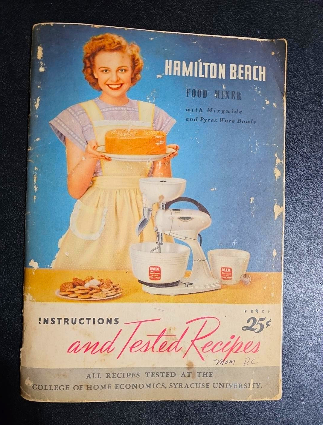 Vintage 1946 Hamilton Beach Food Mixer Recipe Book Manual Pyrex Syracuse Univers Vintage 1946 Hamilton Beach Food Mixer Recipe Book Manual Pyrex Syracuse Univers