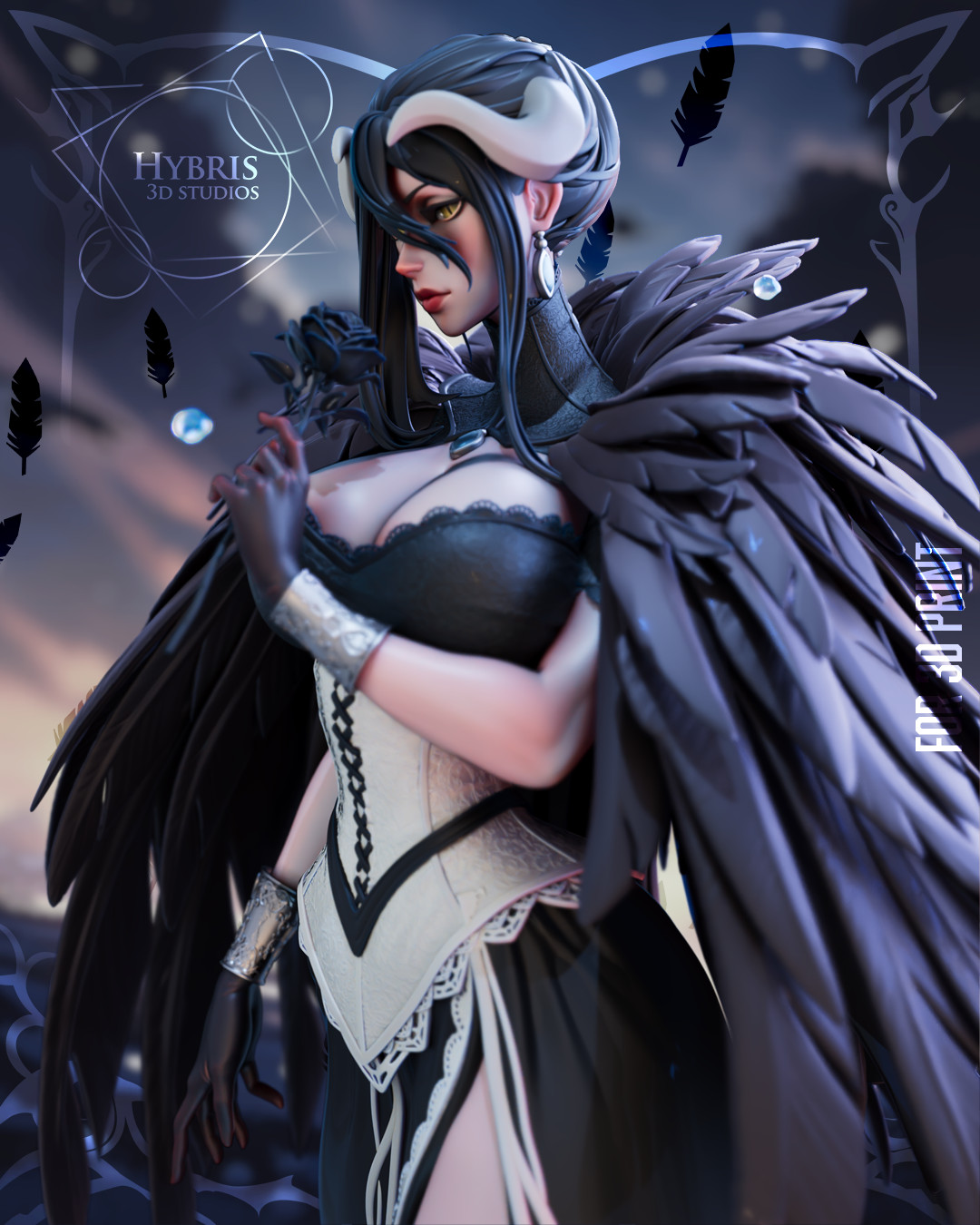 1:6 Albedo Overlord UNPAINTED High Quality Garage Kit 1:6 Albedo Overlord UNPAINTED High Quality Garage Kit