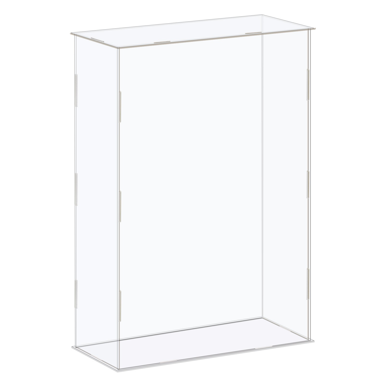 Display Case Box Acrylic Box Transparent Showcase 26x11x36cm for Collectibles Display Case Box Acrylic Box Transparent Showcase 26x11x36cm for Collectibles