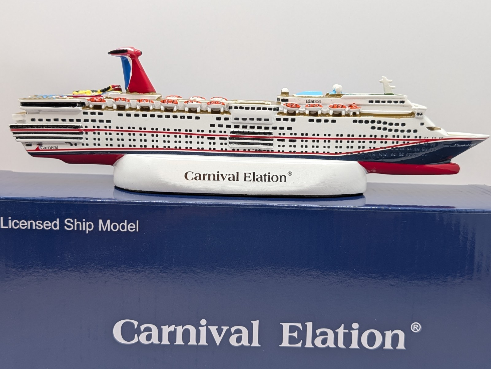 Carnival Elation 10” Cruise Ship Model New Onboard Exclusive Collectible Carnival Elation 10” Cruise Ship Model New Onboard Exclusive Collectible