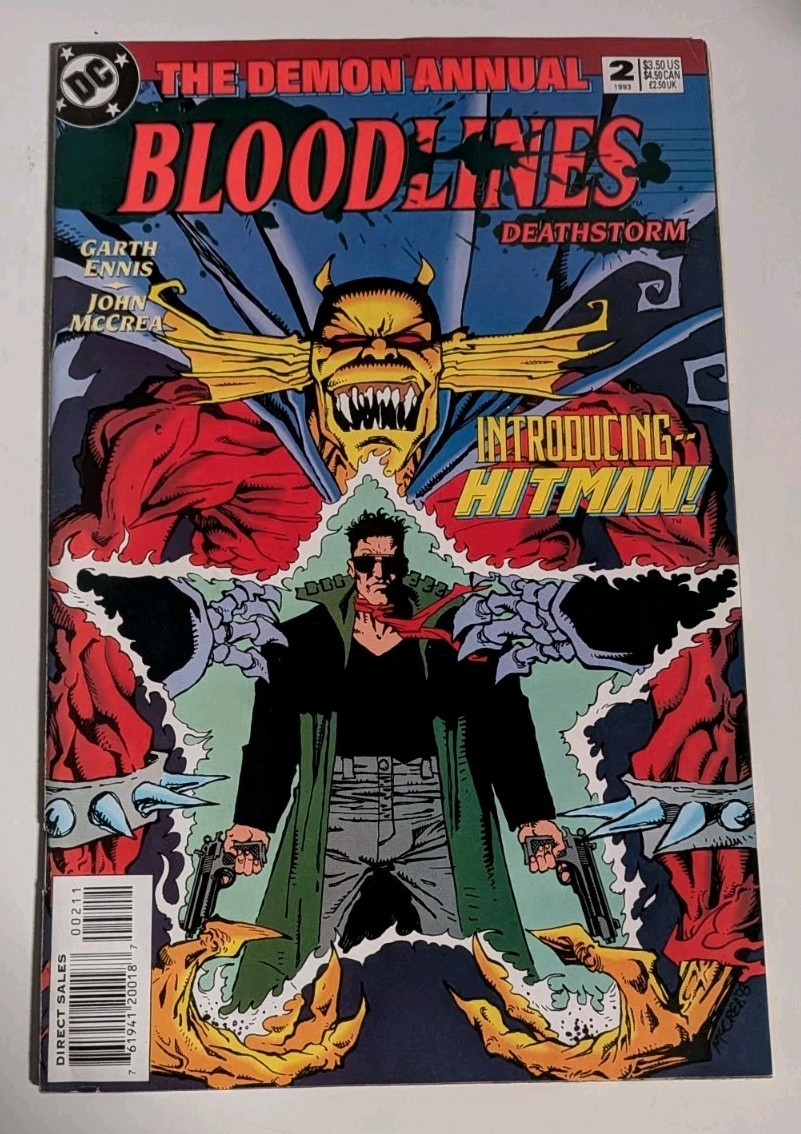 🔑DEMON ANNUAL #2 07/1993 VF- 1ST APPEARANCE OF THE HITMAN DC COMICS 🔑DEMON ANNUAL #2 07/1993 VF- 1ST APPEARANCE OF THE HITMAN DC COMICS