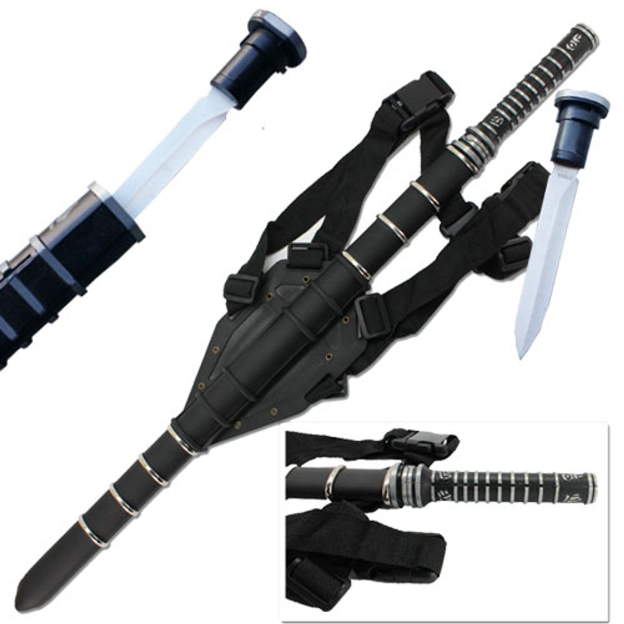 Blade Sword of the Daywalker and Scabbard Vampire Slayer STEEL Replica & Harness Blade Sword of the Daywalker and Scabbard Vampire Slayer STEEL Replica & Harness