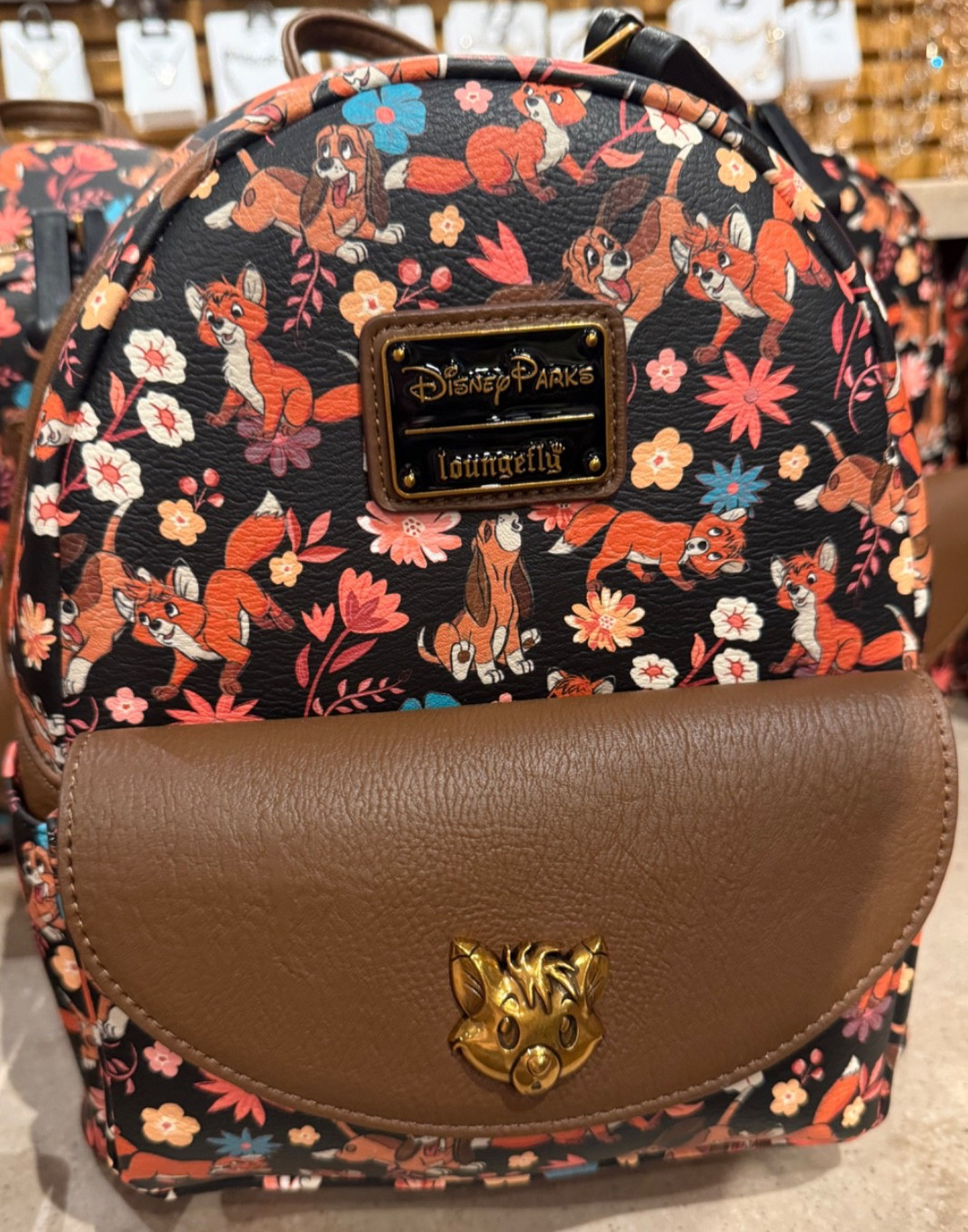 2026 Disney Parks Fox & the Hound Loungefly Backpack Bag NEW 2026 Disney Parks Fox & the Hound Loungefly Backpack Bag NEW