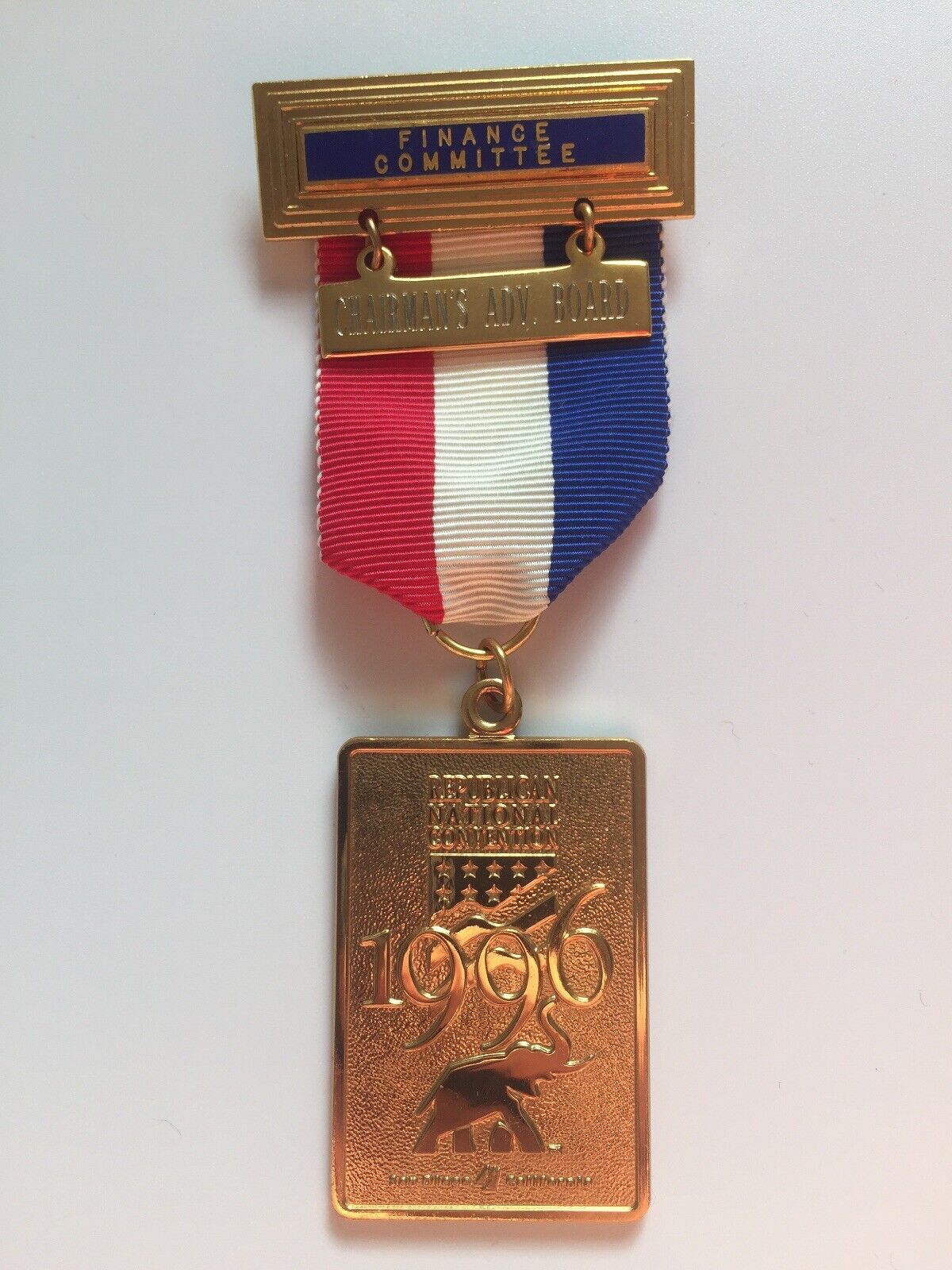 1996 Republican National Convention Senator Bob Dole Finance Committee Badge