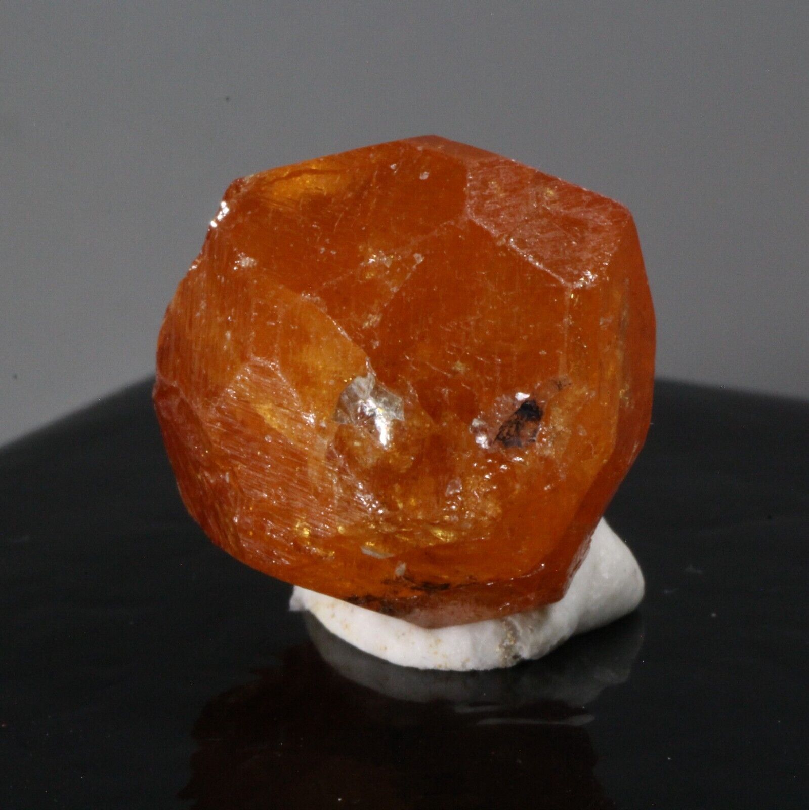 35.15ct Orange Spessartite Garnet Crystal Gem Lloliondo Tanzania Spessartine C6