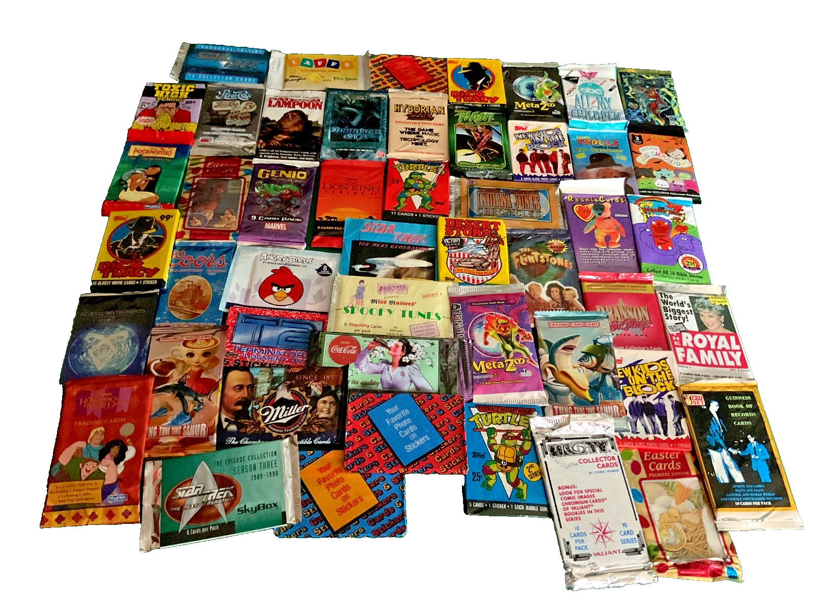 14 DIFFERENT SEALED NON SPORTS CARD PACKS 80s 90s 00’s 14 DIFFERENT SEALED NON SPORTS CARD PACKS 80s 90s 00’s