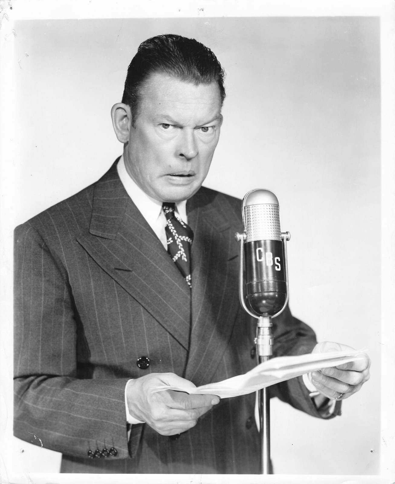 Fred Allen c1940 Press Photo CBS Radio Texaco Star Theater *P188c Fred Allen c1940 Press Photo CBS Radio Texaco Star Theater *P188c
