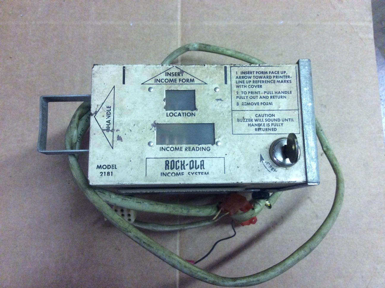 Rockola Rock-Ola Model 2181 Income Reading System Unit M43